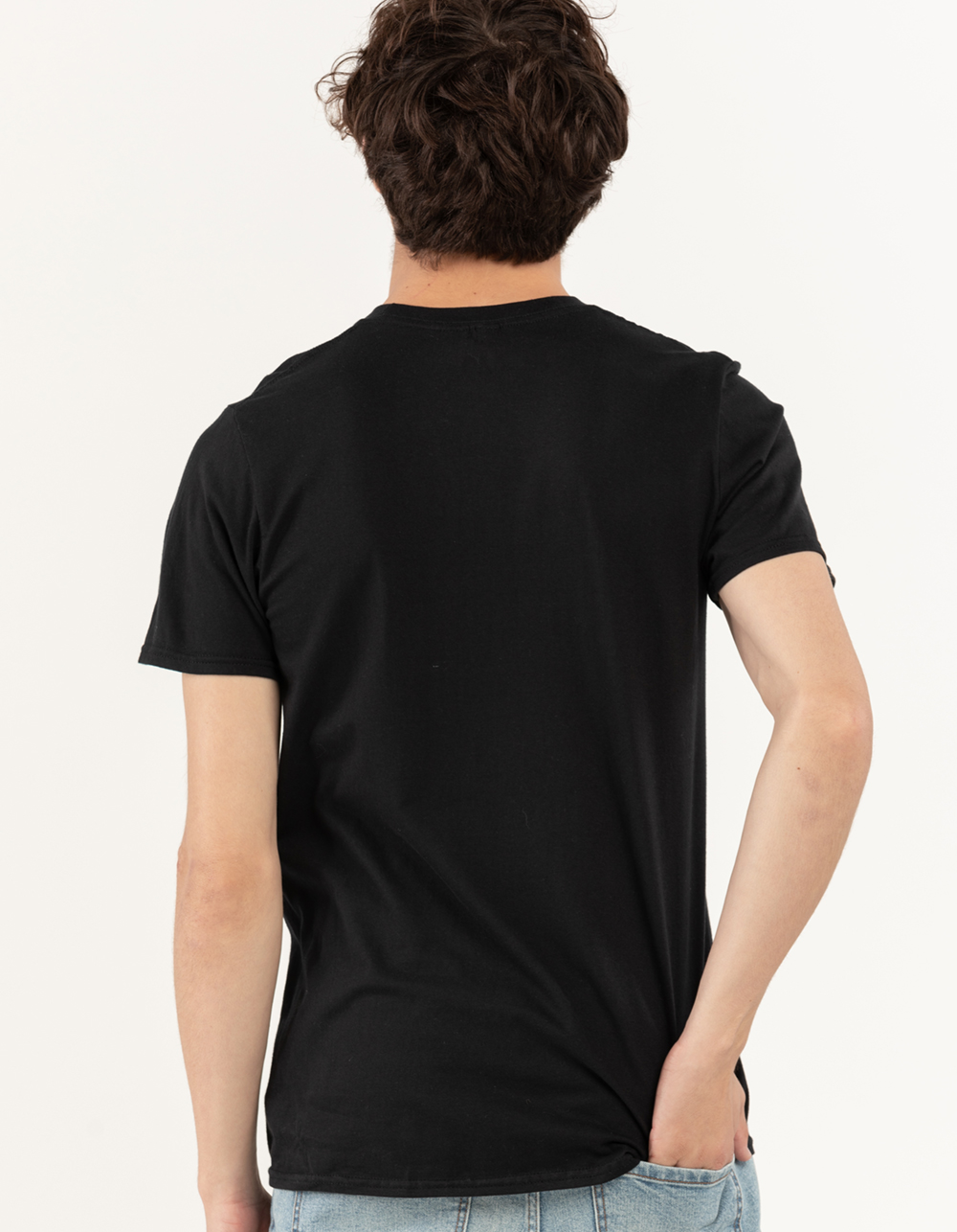 STRANGER THINGS Hellfire Cut Unisex Tee - BLACK