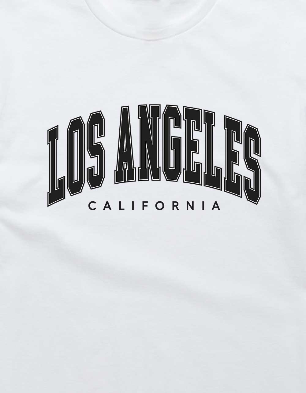 LOS ANGELES California Unisex Tee - WHITE
