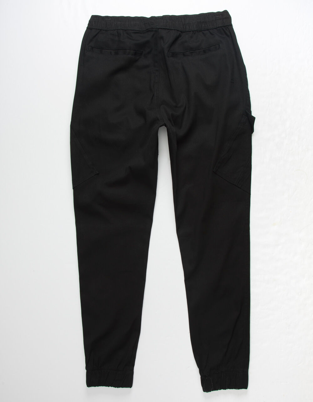 BROOKLYN CLOTH Twill Cargo Pocket Black Mens Jogger Pants - BLACK | Tillys
