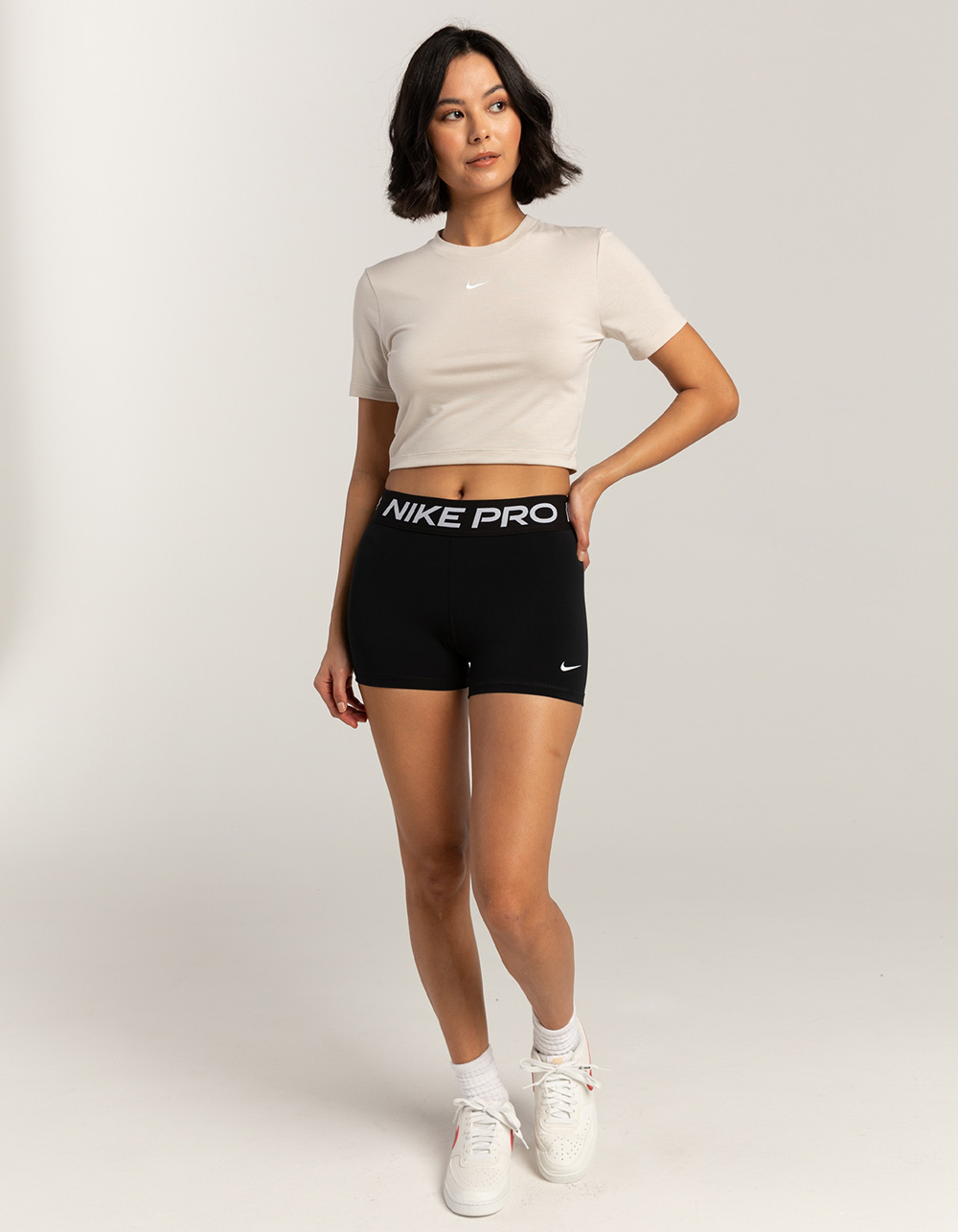 NIKE Pro Womens Compression Shorts - BLACK