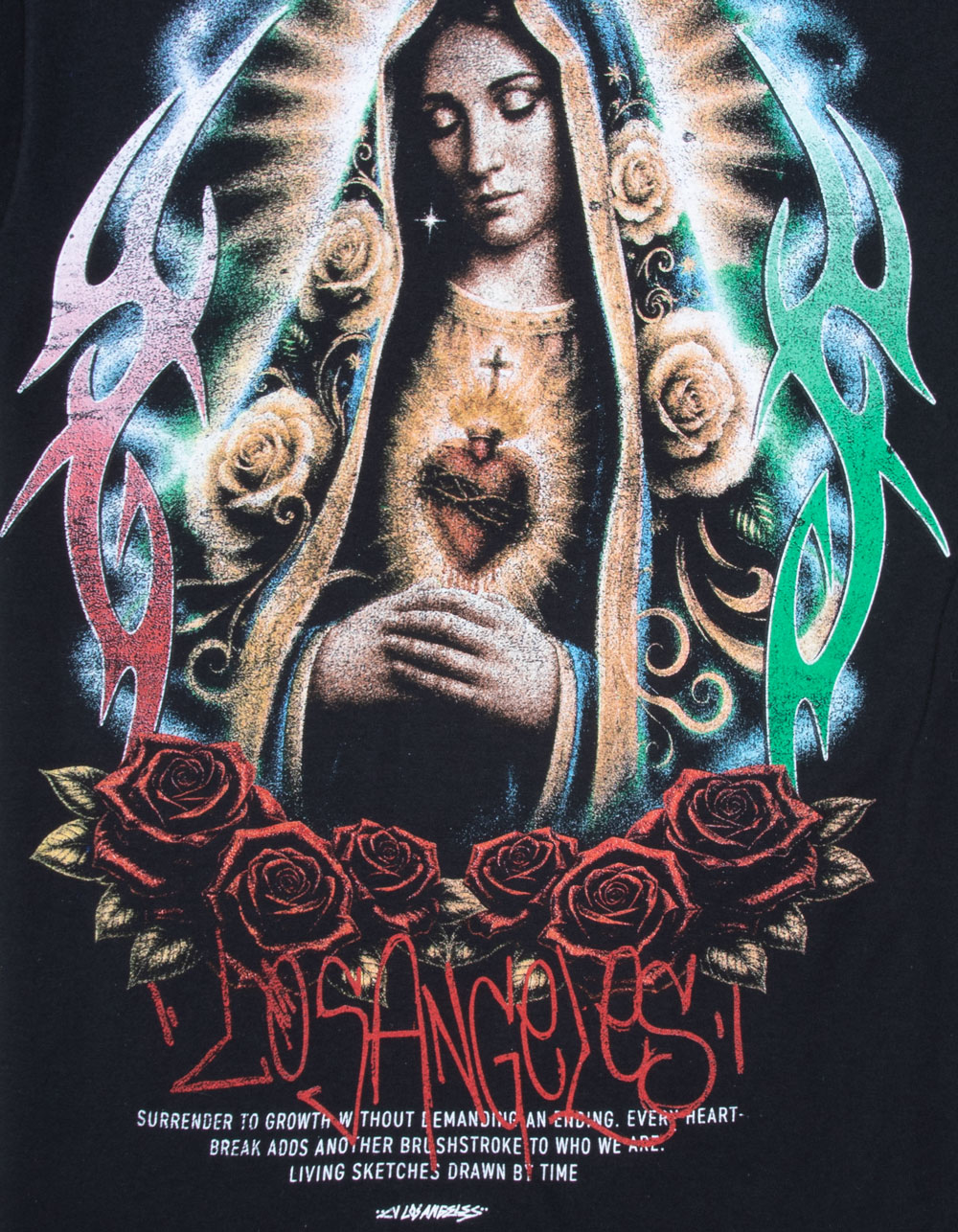 CVLA Divine Sorrow Mens Tee - BLACK