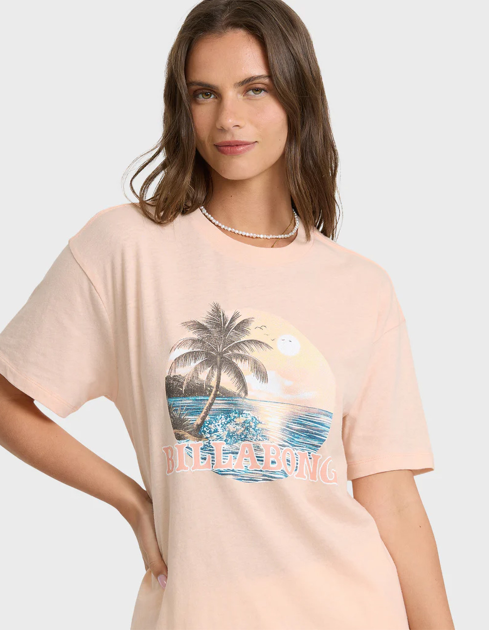 BILLABONG Make A Splash Womens Tee - PETAL