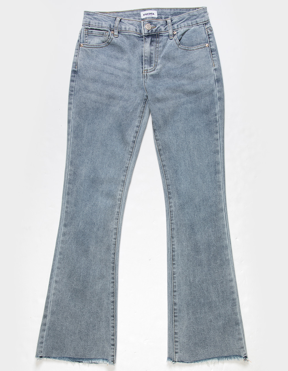 RSQ Girls Low Rise Flare Jeans - LIGHT WASH