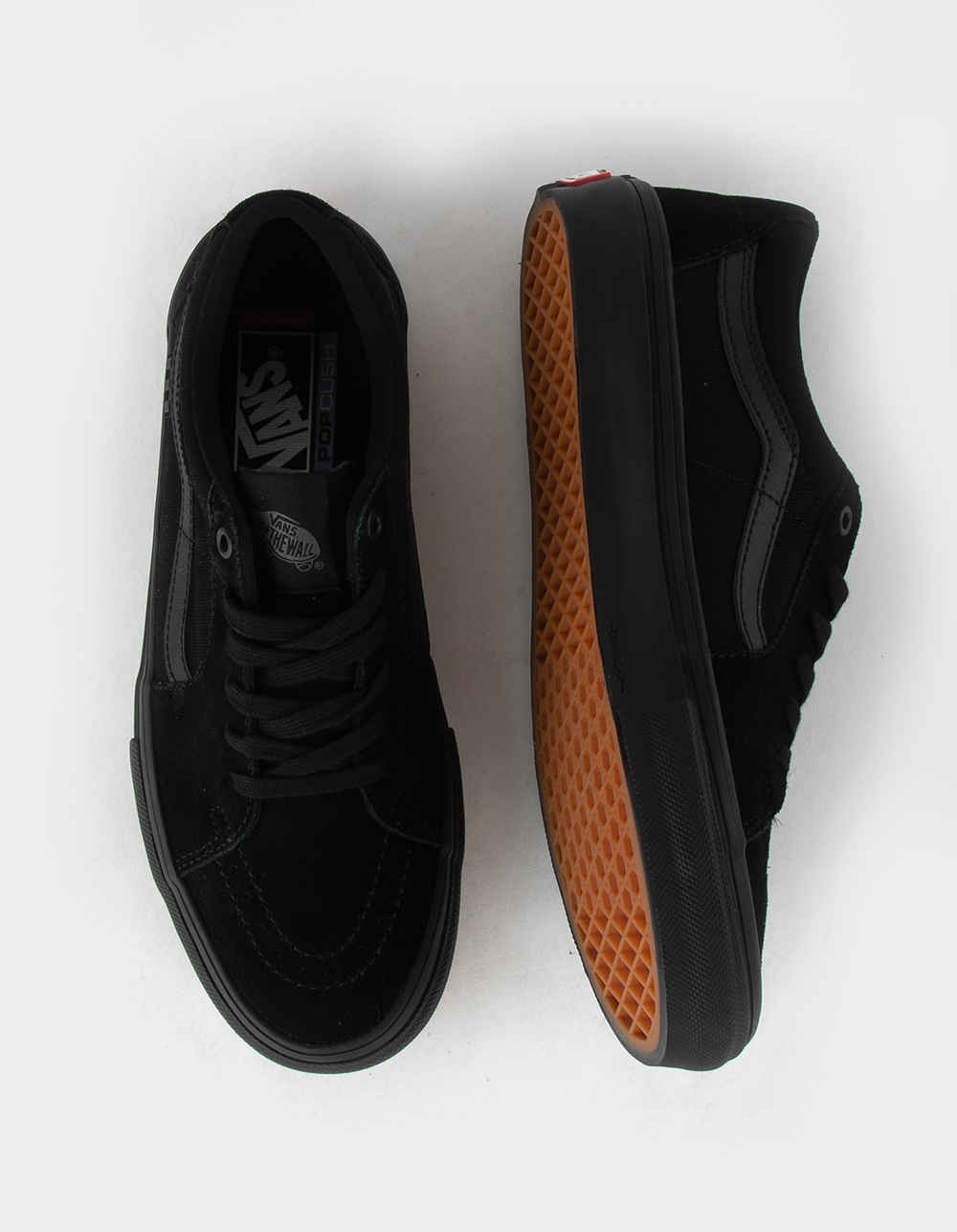 VANS Skate Sk8Low Mens Shoes BLK/BLK Tillys