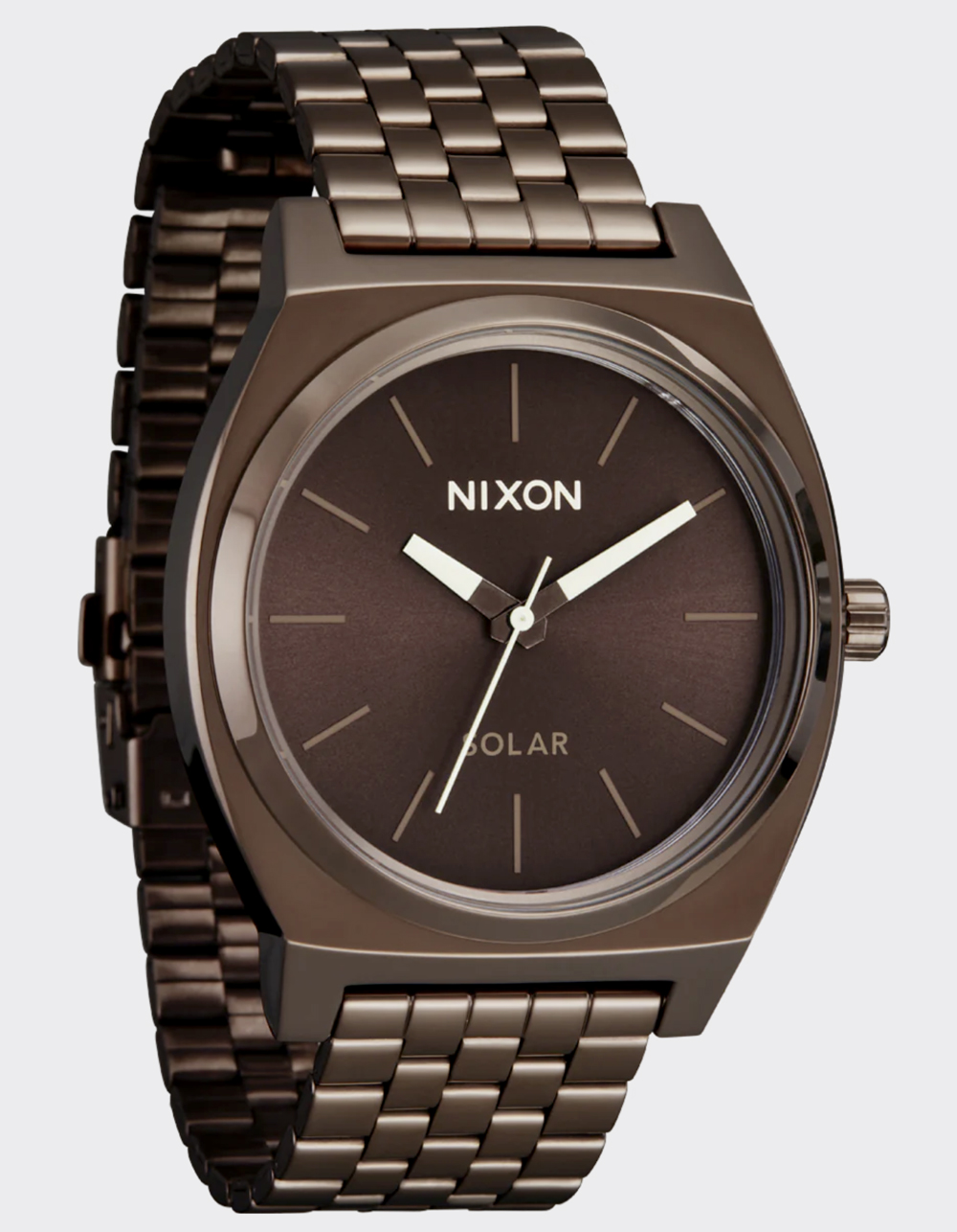 NIXON Time Teller Solar Watch - CHOCOLATE