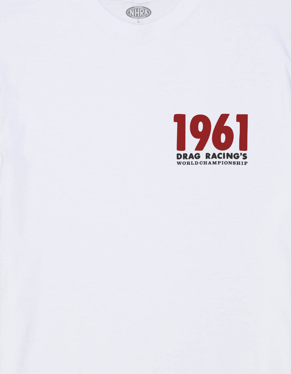 NHRA 1961 World Championship Unisex Tee - WHITE