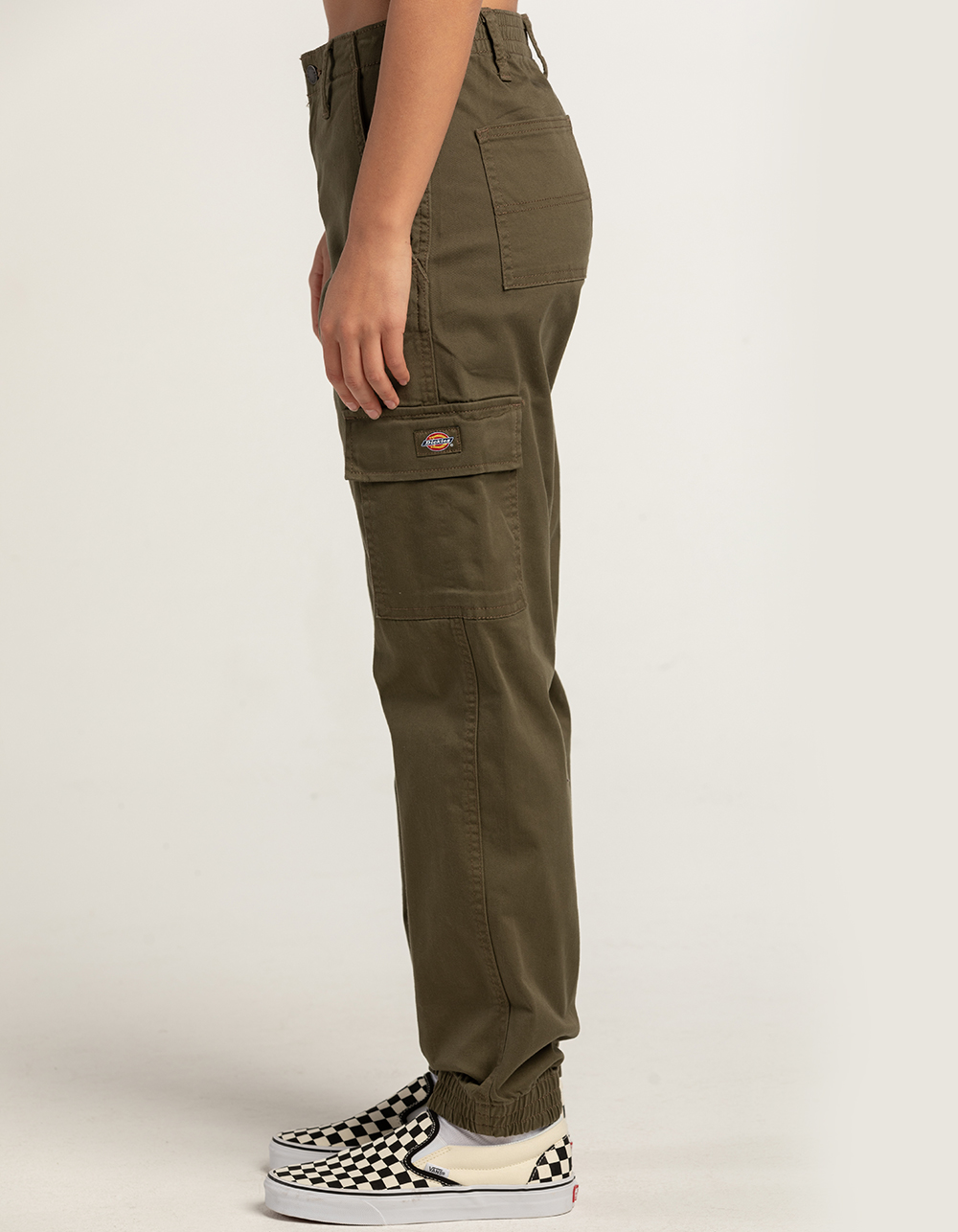 DICKIES Womens Cargo Pants MILITARY Tillys