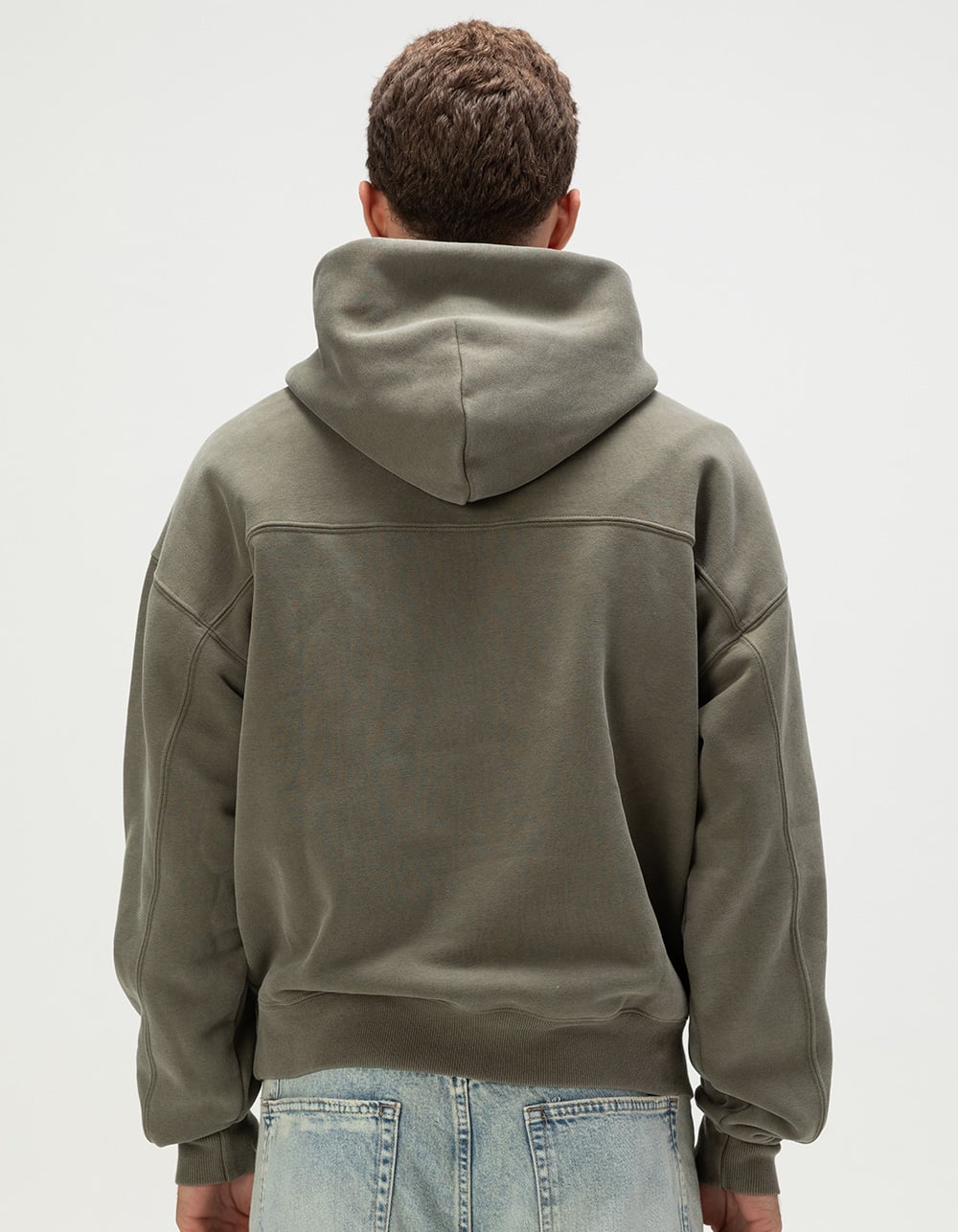 RSQ Mens Oversized Hoodie - OLIVE