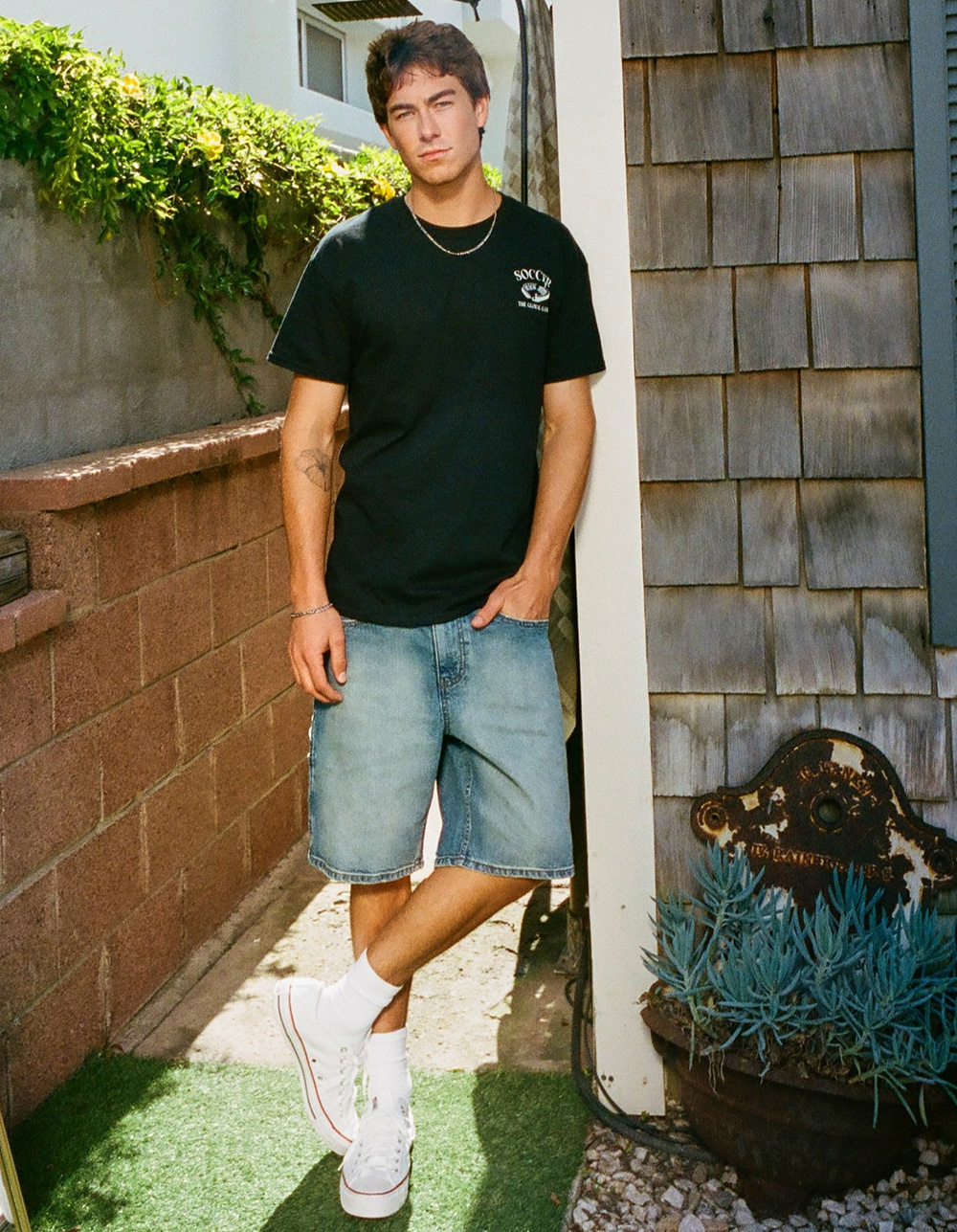 RSQ Mens Loose Carpenter Jorts - MEDIUM WASH