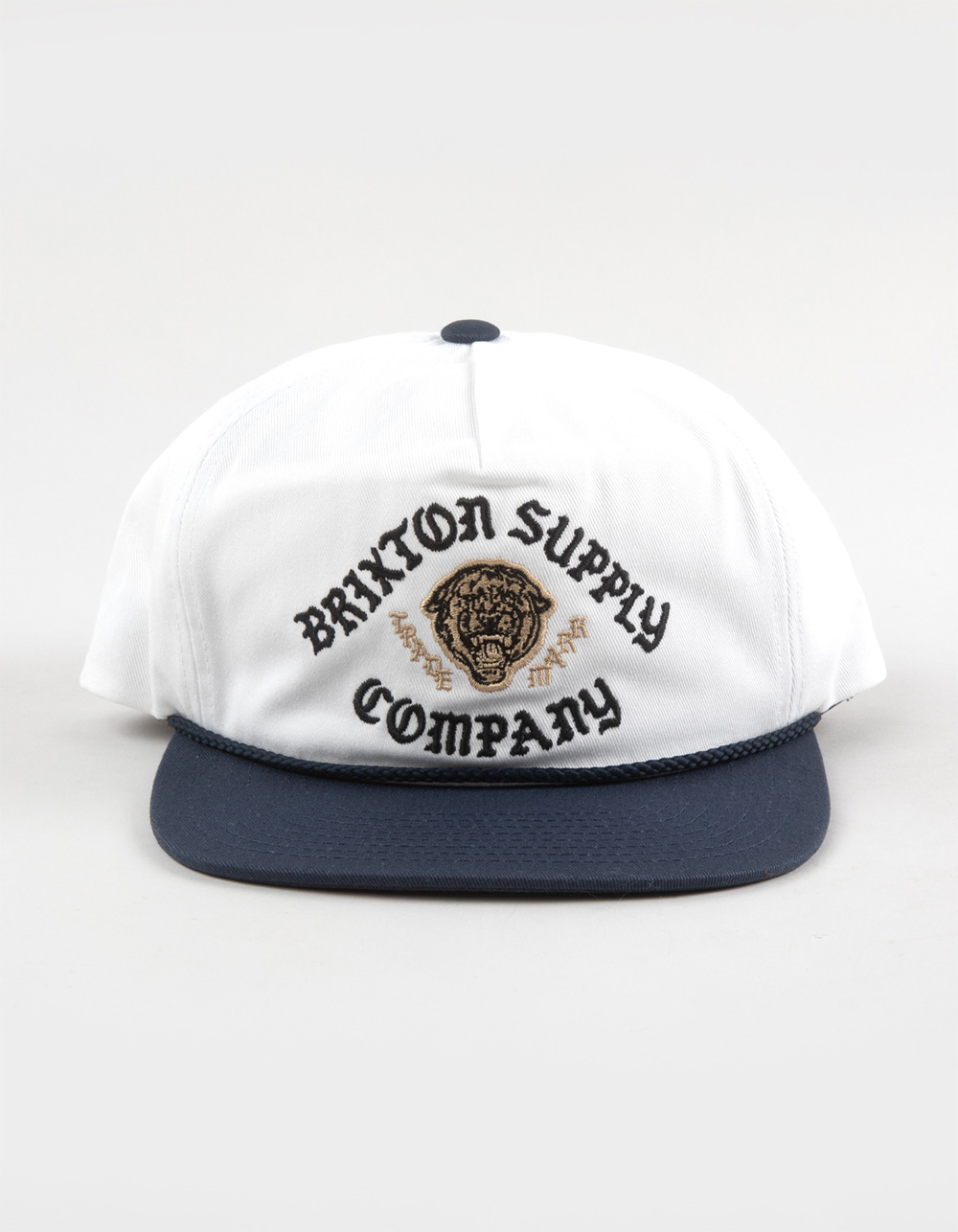 BRIXTON Morado MP Snapback Hat - BLUE/WHT