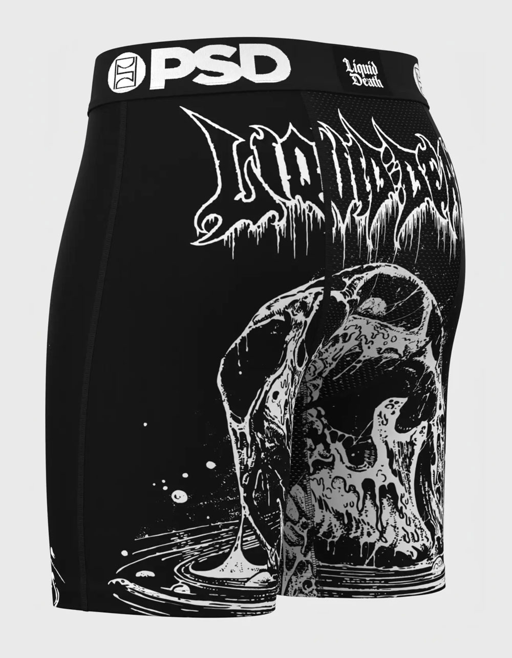 PSD x Liquid Death Deathpool Mens Boxer Briefs - BLACK COMBO