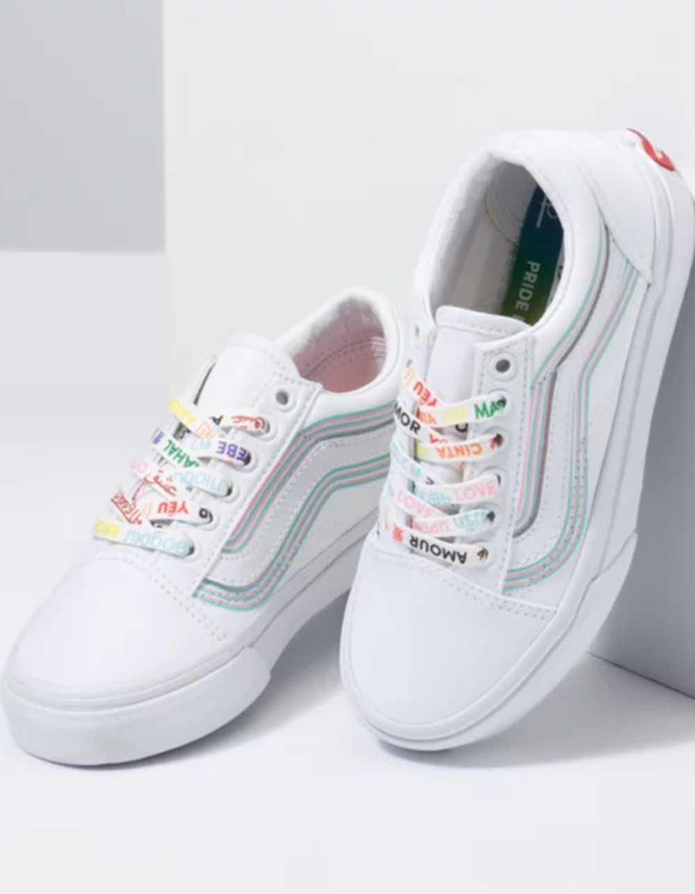 VANS Pride Old Skool Kids Shoes - WHITE COMBO | Tillys