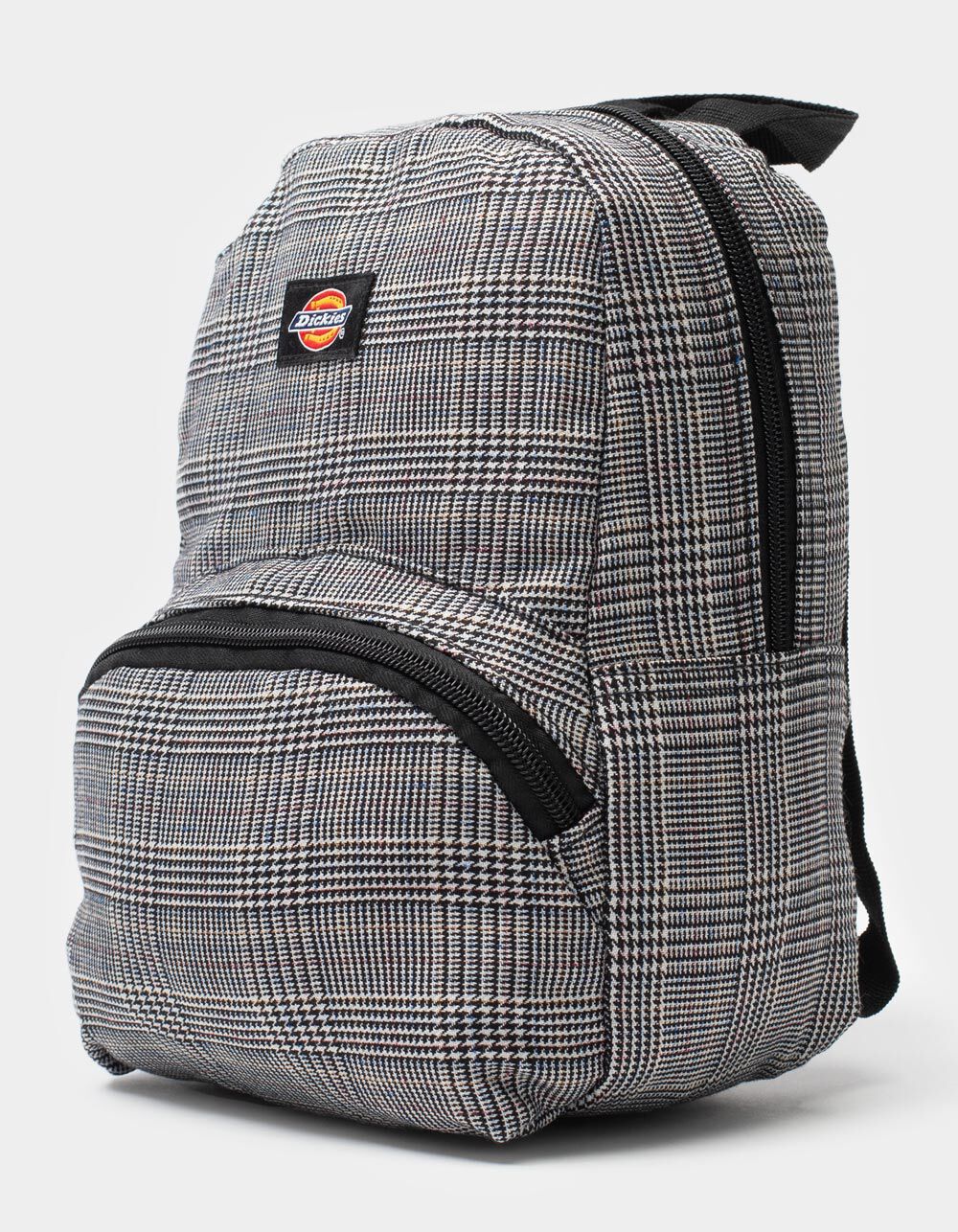 dickies mini backpack checkered DICKIES Glen Plaid Mini Backpack - BLACK COMBO - ONESZ