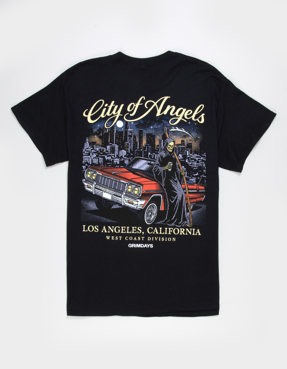 GRIM DAYS Its Night Mens Tee - BLACK