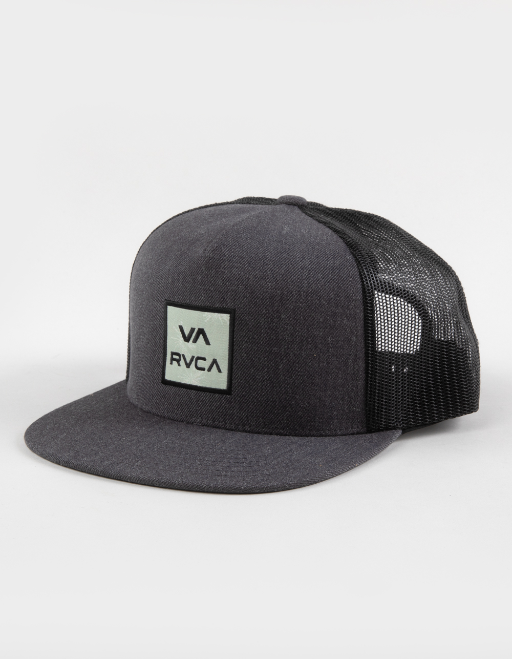 RVCA VA ATW Print Trucker Hat - CHARCOAL