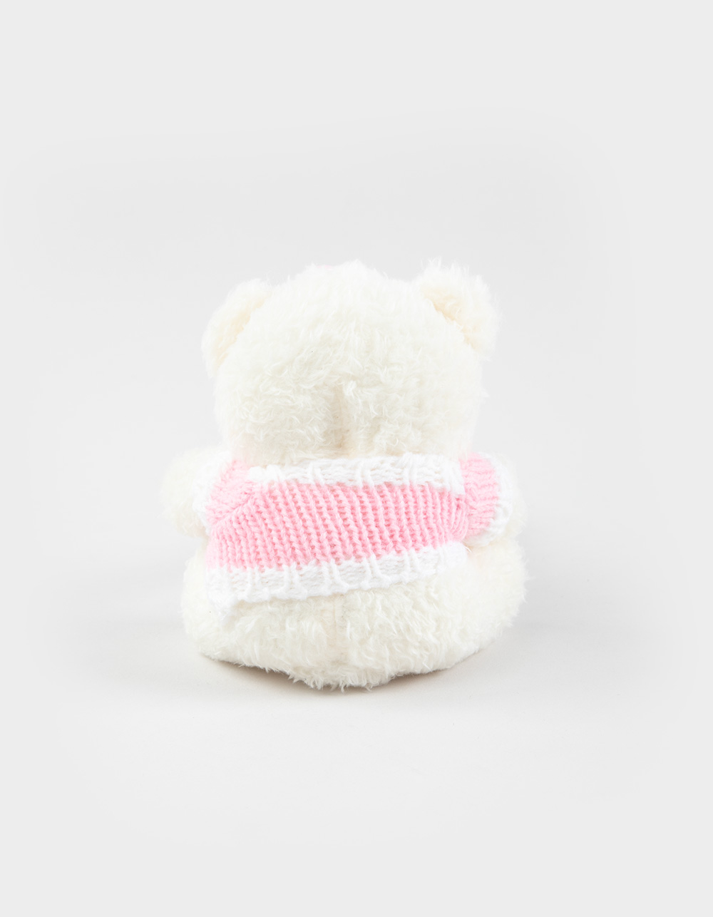 FULL TILT Polar Bear Sweater Plush Bag Charm - WHITE