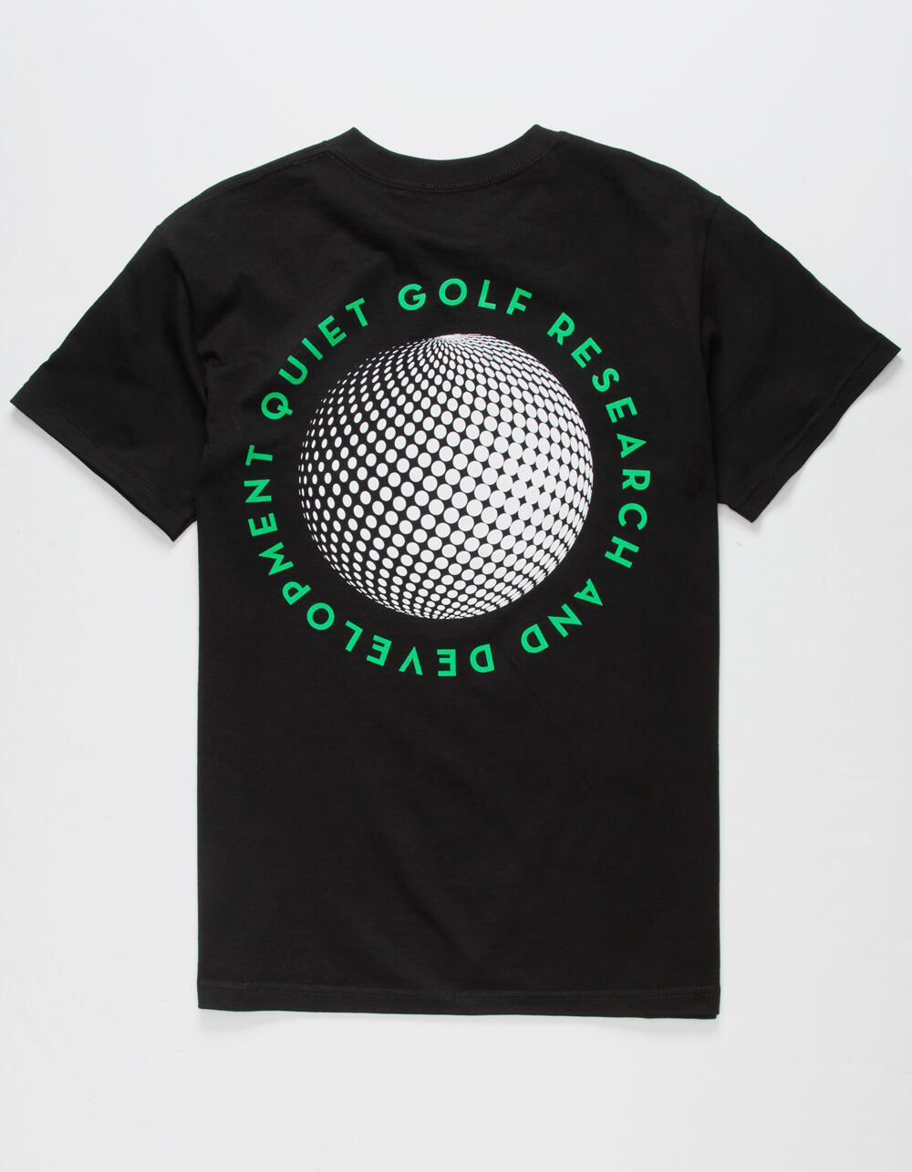 QUIET GOLF R&D Mens Tee BLACK Tillys