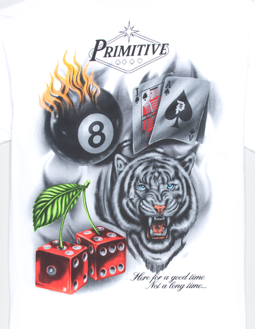 PRIMITIVE Hot Streak Mens Tee - WHITE