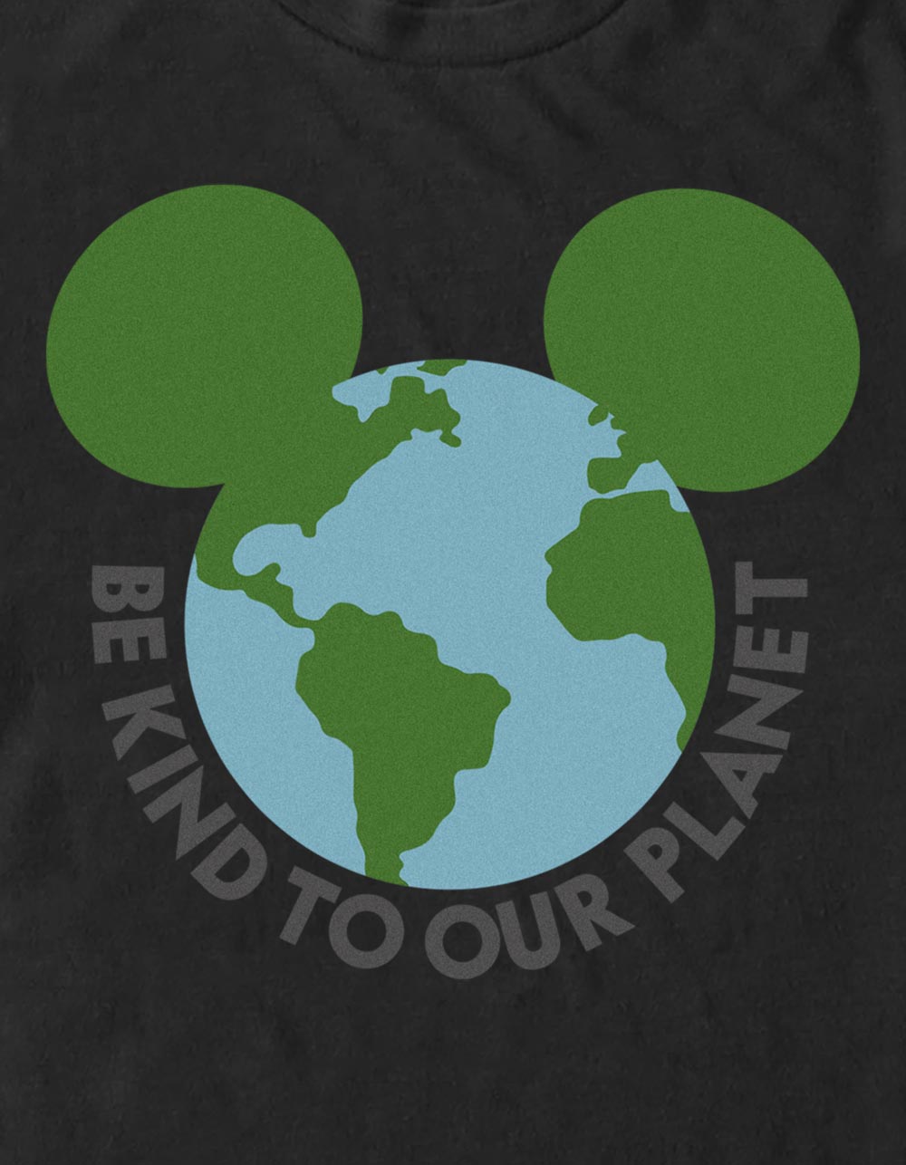 DISNEY Be Kind To Our Planet Unisex Tee - BLACK