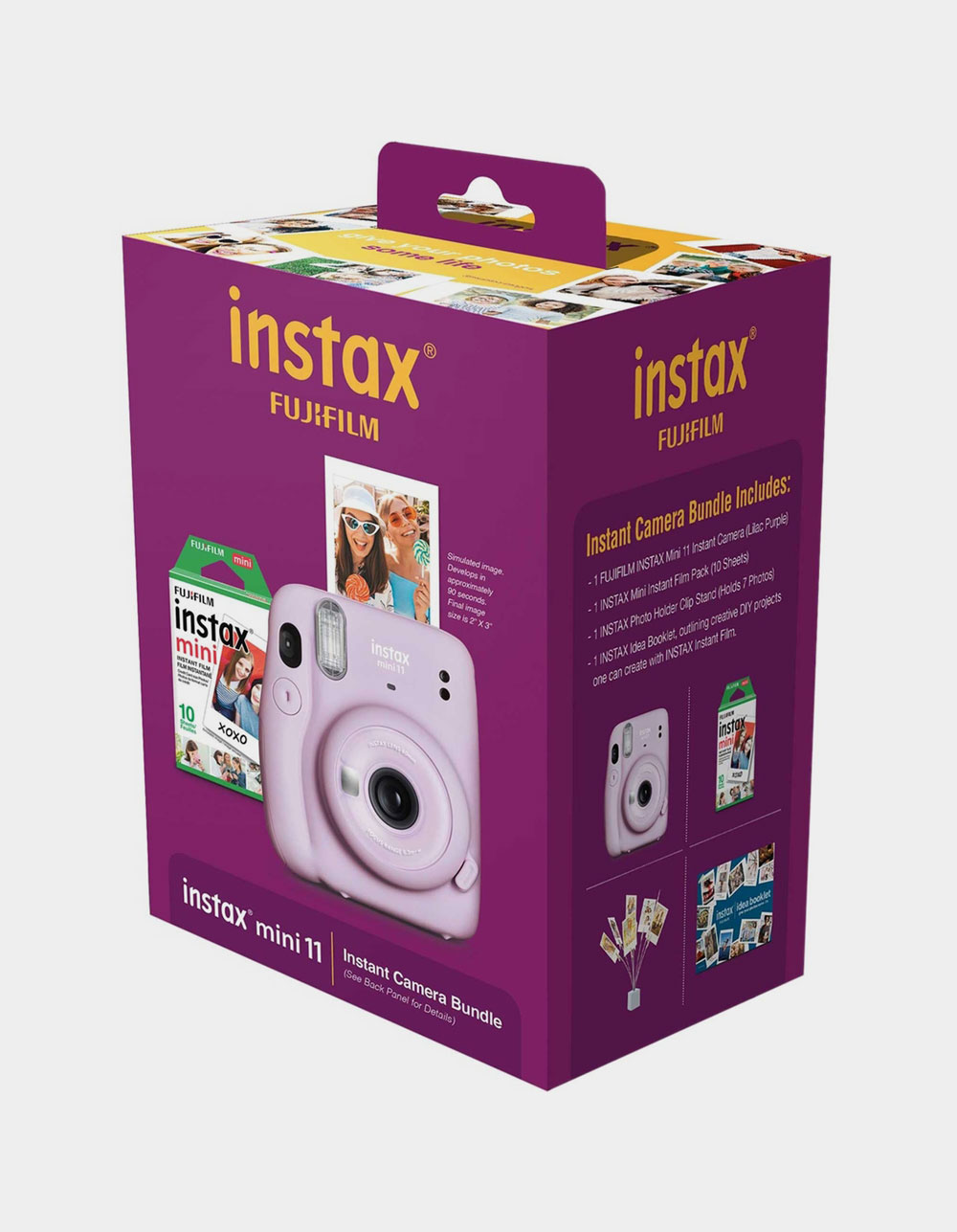FUJIFILM Instax Mini 11 Instant Camera Bundle LILAC Tillys