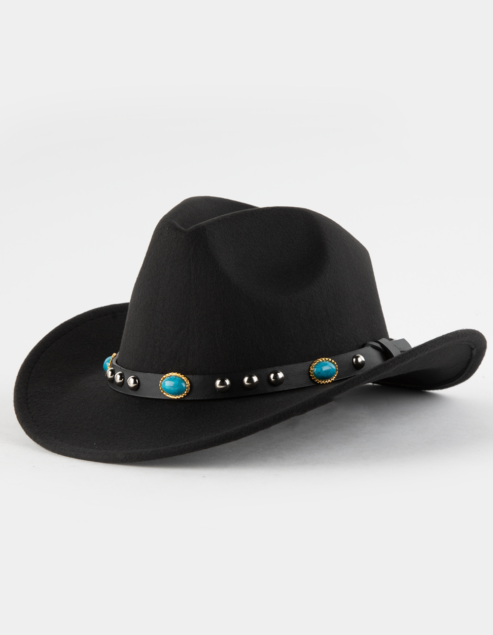 Concho Band Womens Cowboy Hat BLACK Tillys