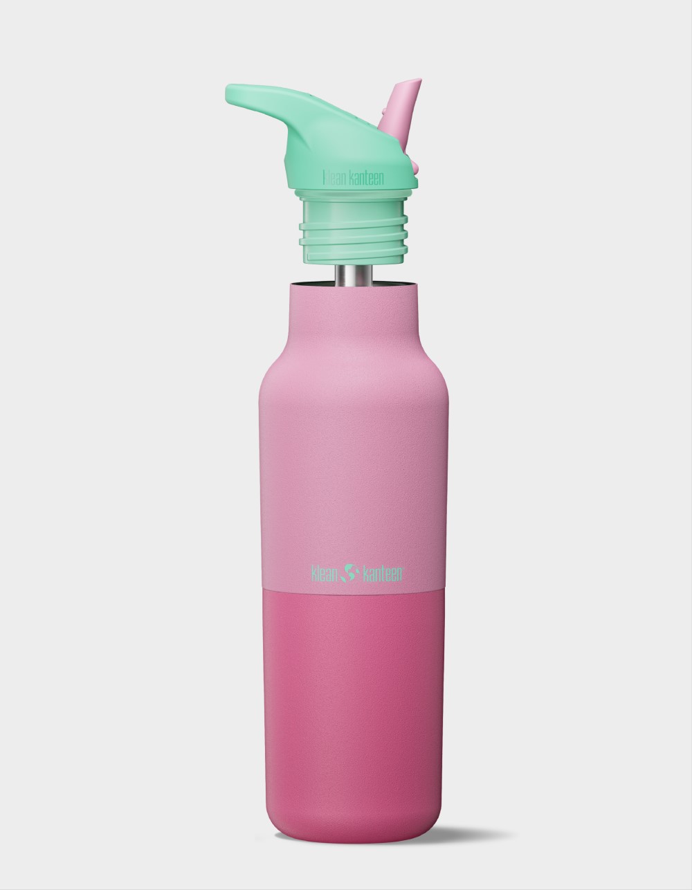 KLEAN KANTEEN 16oz Rise Classic Bottle with Flip Seal Cap - AZALEA