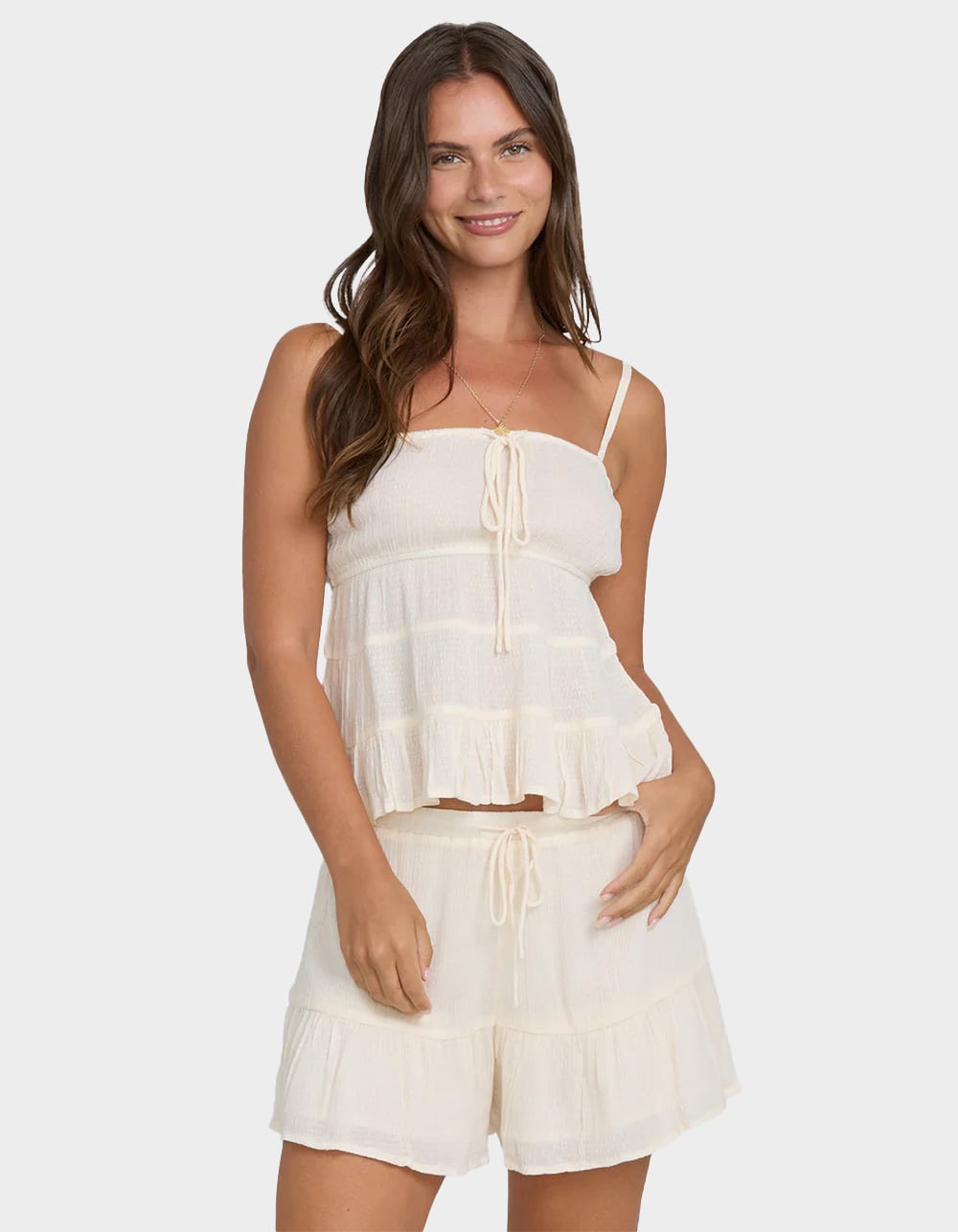 BILLABONG Sol Mate Mini Womens Shorts - OFF WHITE