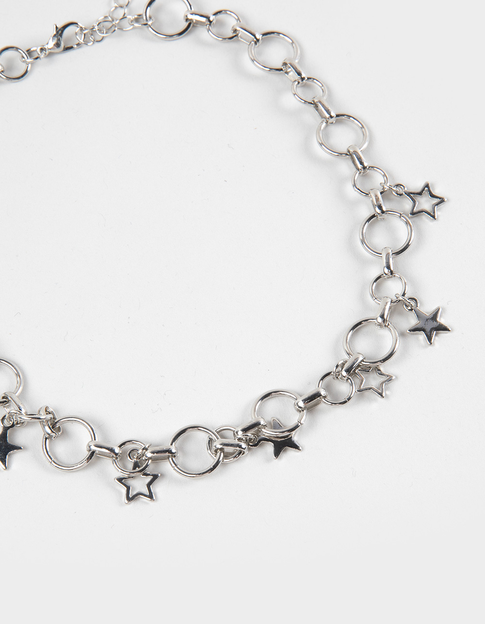 FULL TILT Chain Link Star Charm Necklace - SILVER