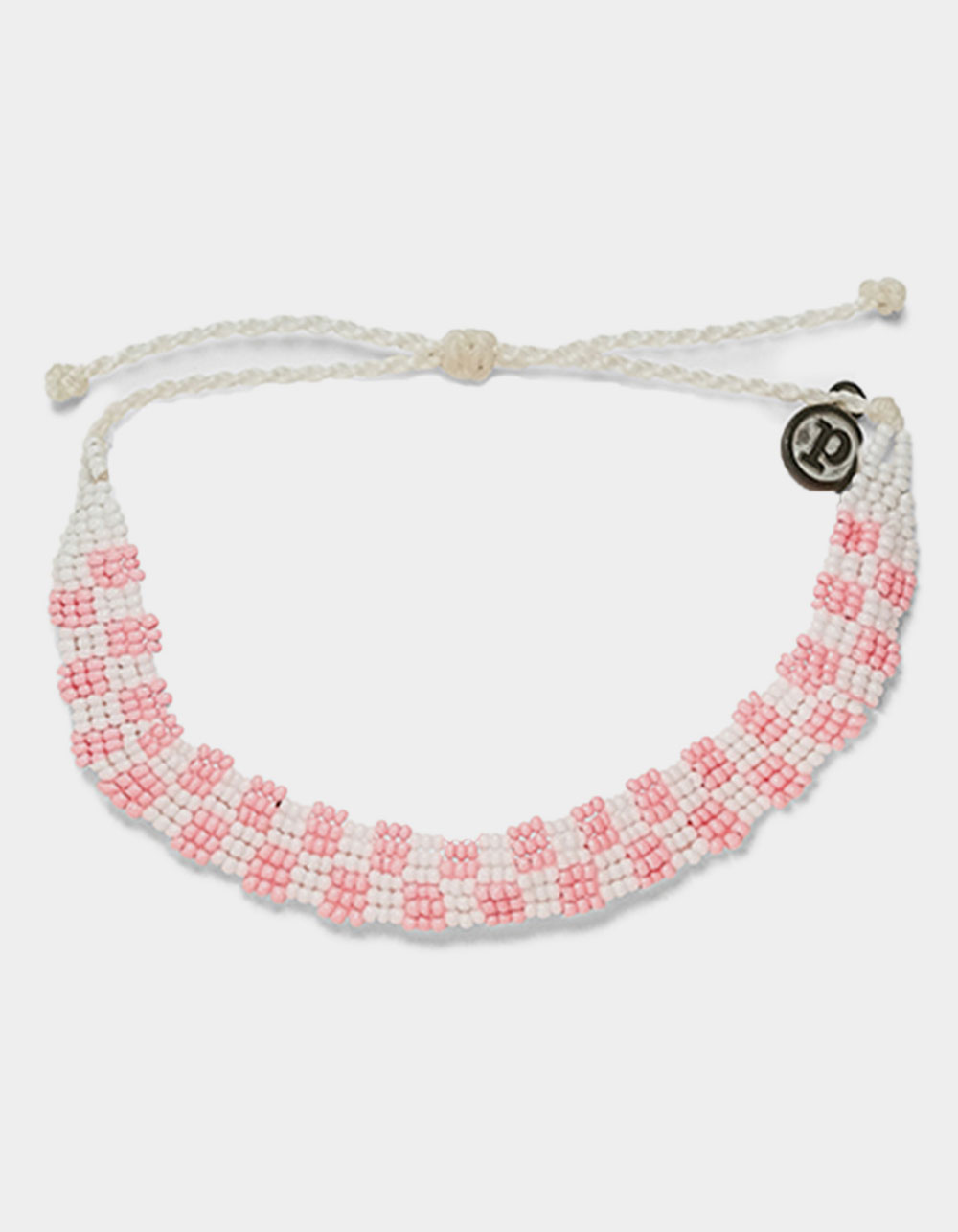 PURA VIDA Woven Seed Bead Checkerboard Bracelet