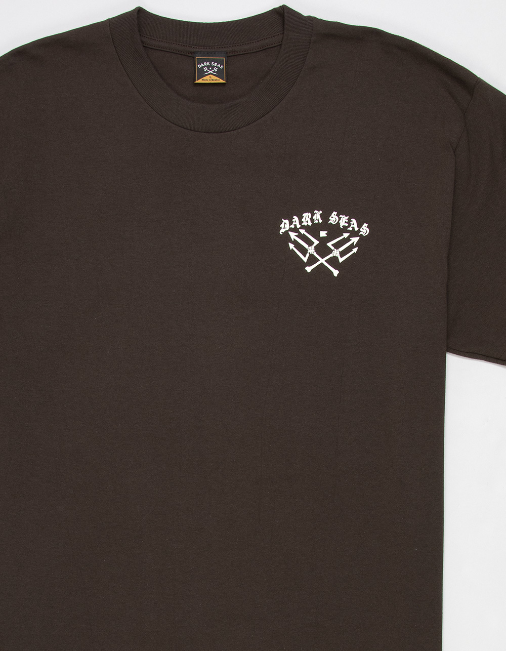 DARK SEAS Trouble Maker Mens Tee - BROWN