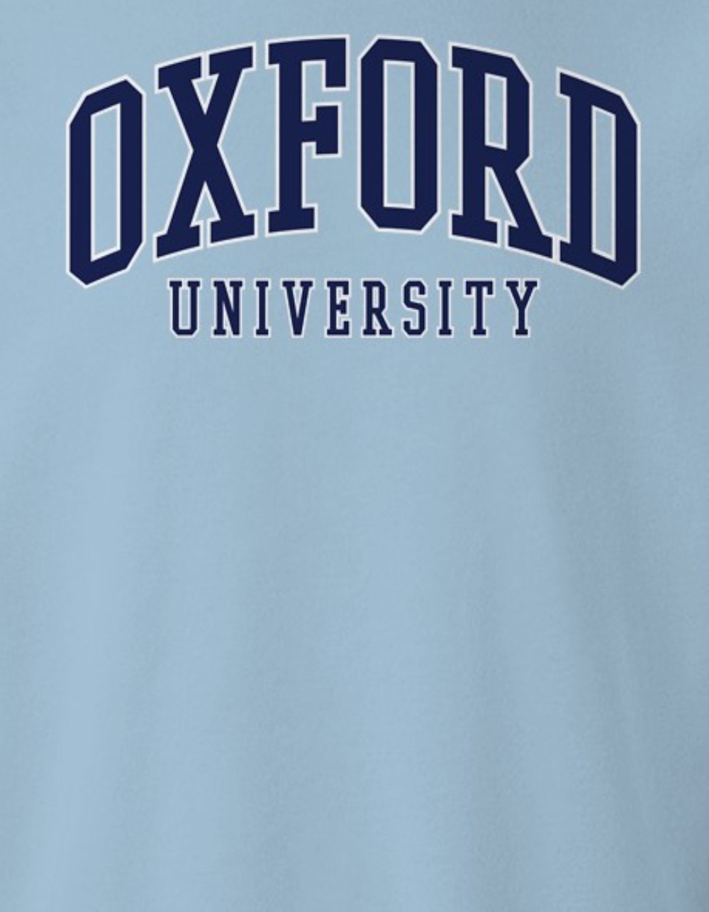 OXFORD UNIVERSITY BLUE Arch Unisex Crewneck Sweatshirt - LIGHT