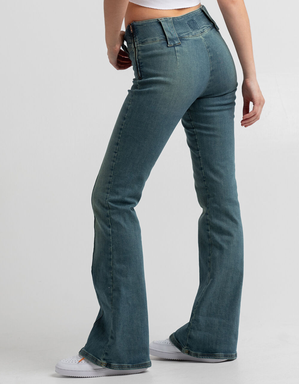 BDG Urban Outfitters Low Rise Missy Womens Flare Jeans - MED BLAST | Tillys