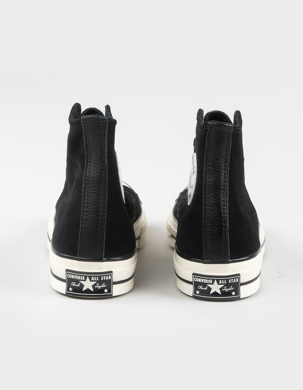 CONVERSE Chuck Taylor All Star 70 Suede High Top Shoes - BLK/WHT