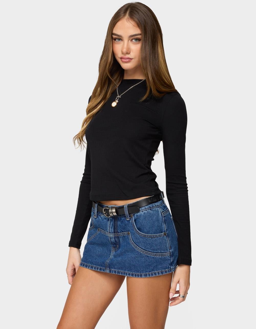 EDIKTED Kiyan Long Sleeve Tee