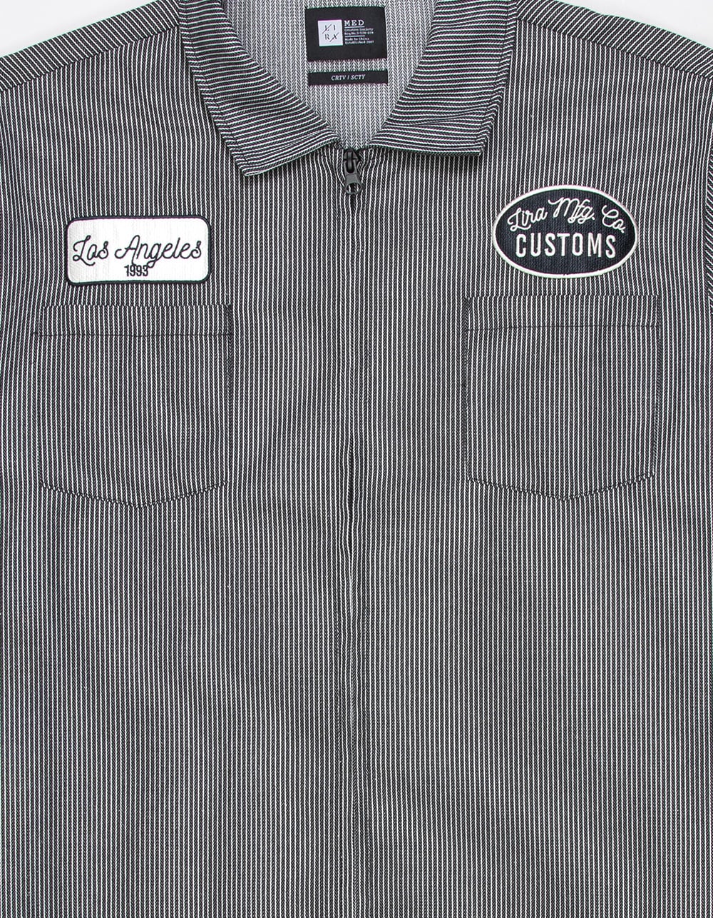 LIRA Garage Mens Zip-Up Shirt