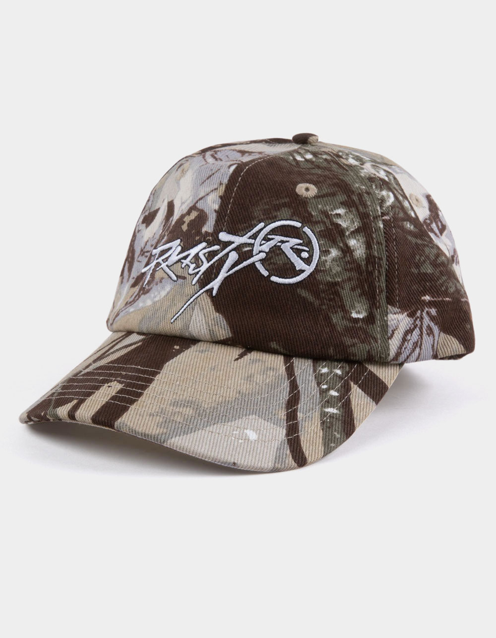 RUSTY Rambo Camo Dad Cap Strapback Hat - CAMO