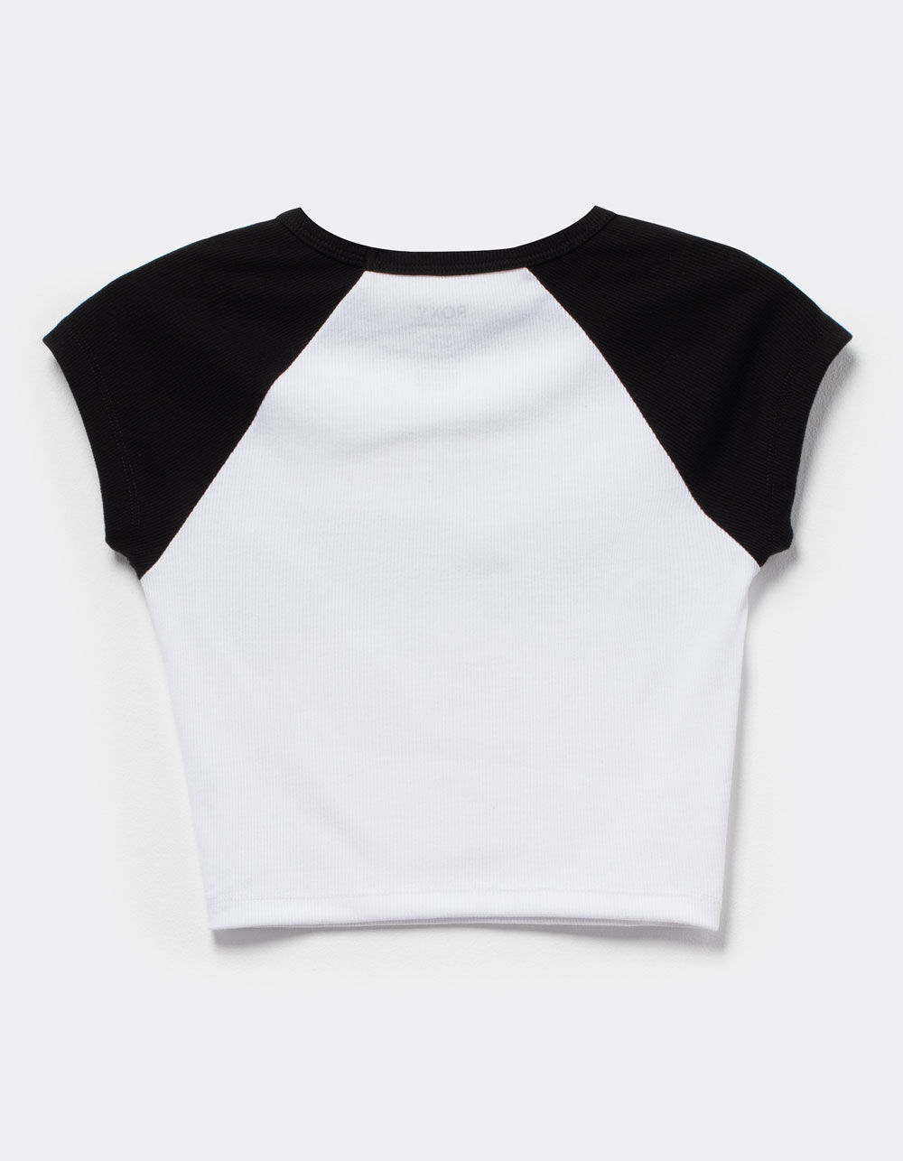 ROXY Raglan Baby Womens Tee BLK/WHT Tillys