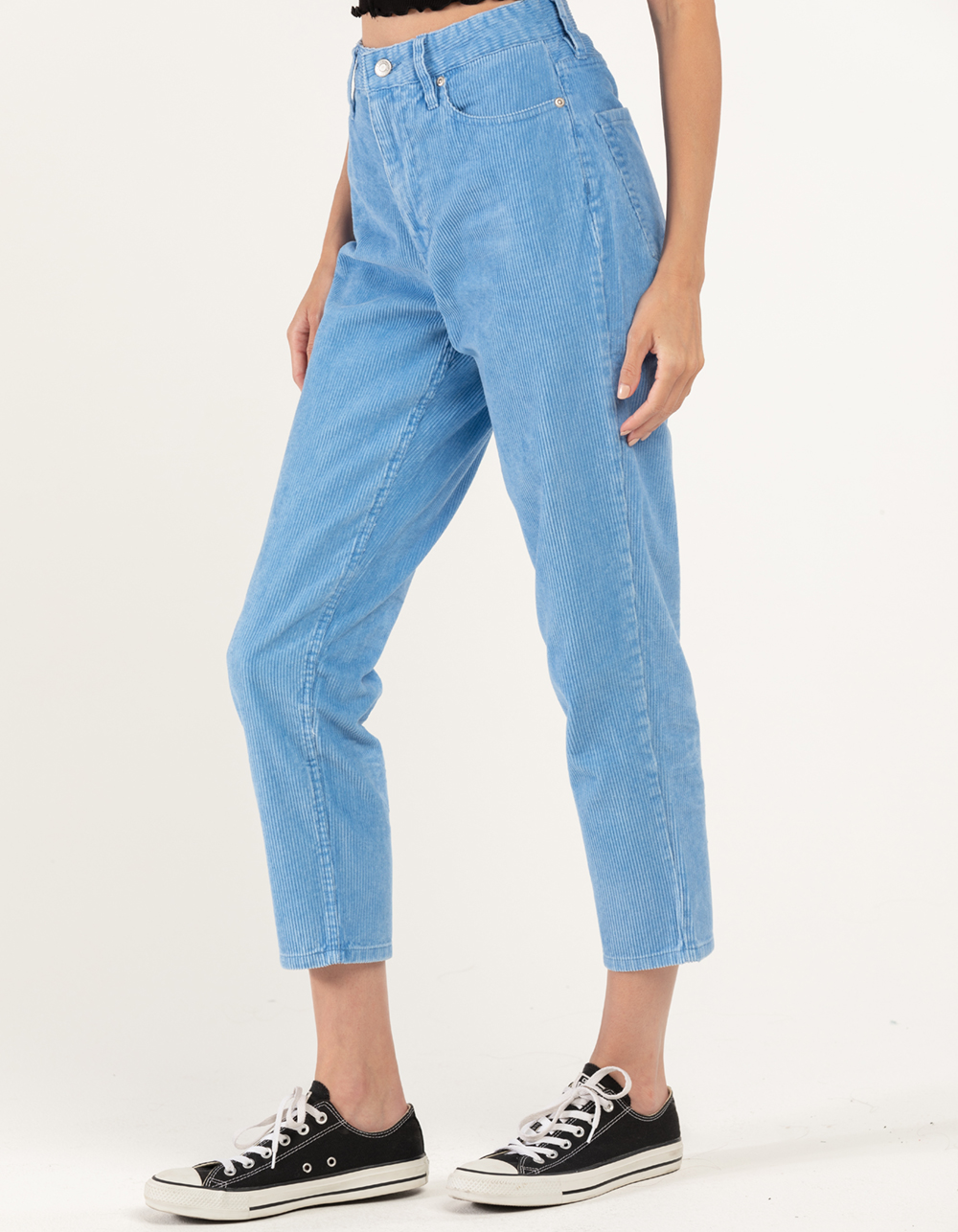 QUIKSILVER Timeless Classic Womens Corduory Pants - LIGHT BLUE | Tillys