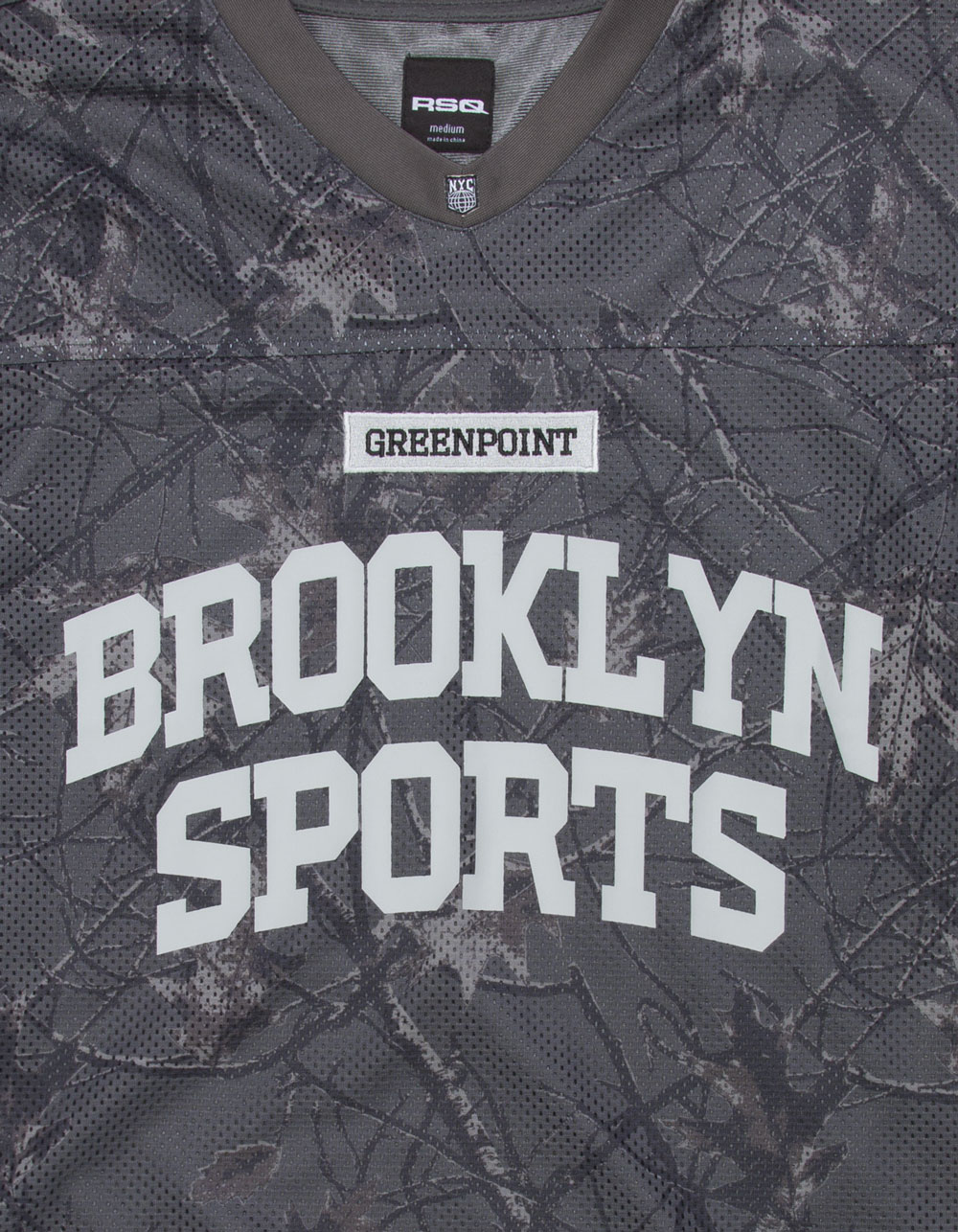 RSQ Mens Baggy Crop Mesh Jersey