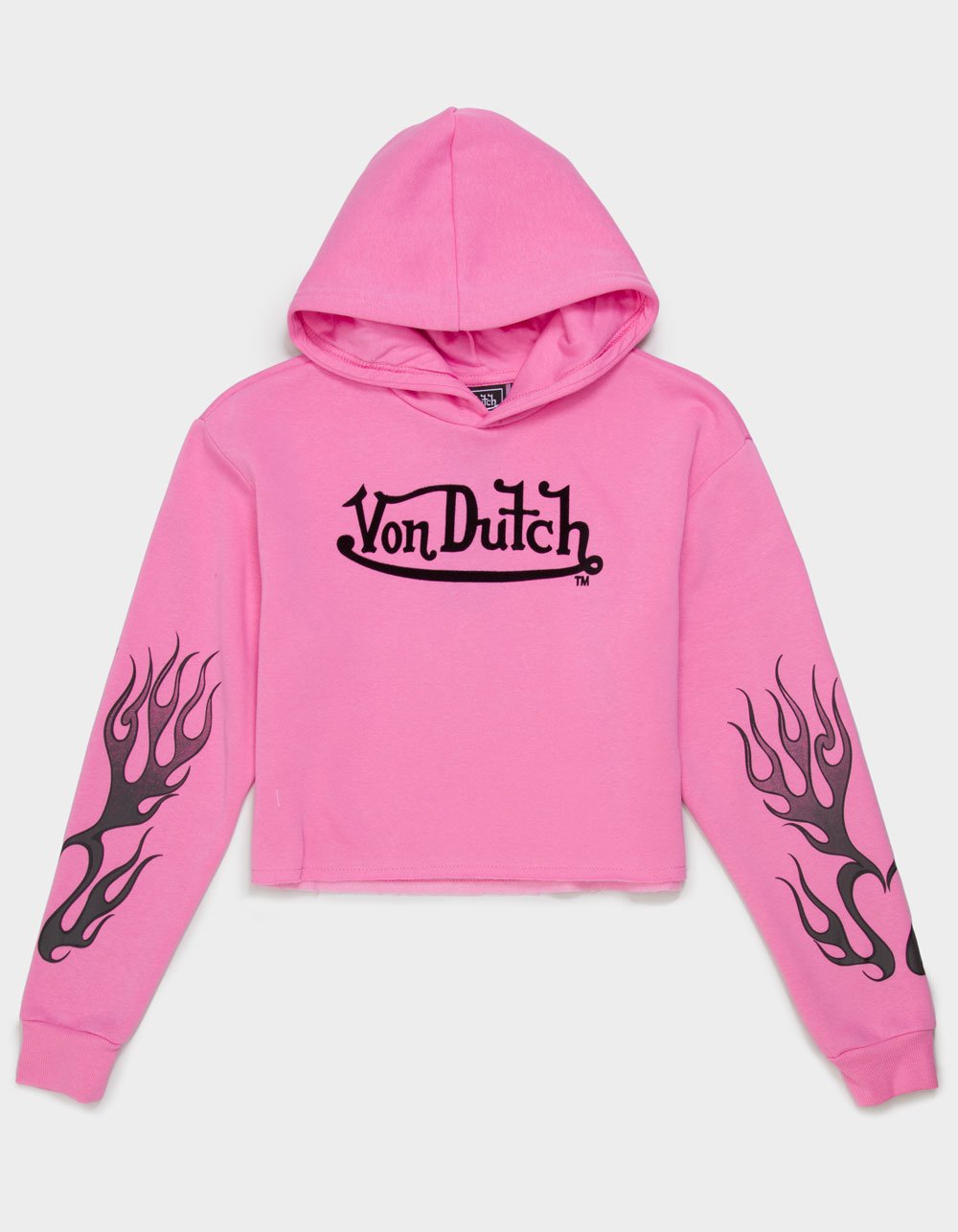 VON DUTCH Flame Girls Hoodie - PINK