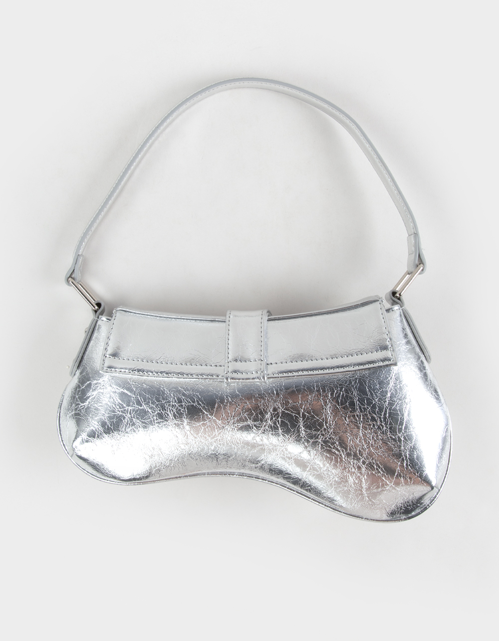 Metallic Shoulder Bag - SILVER