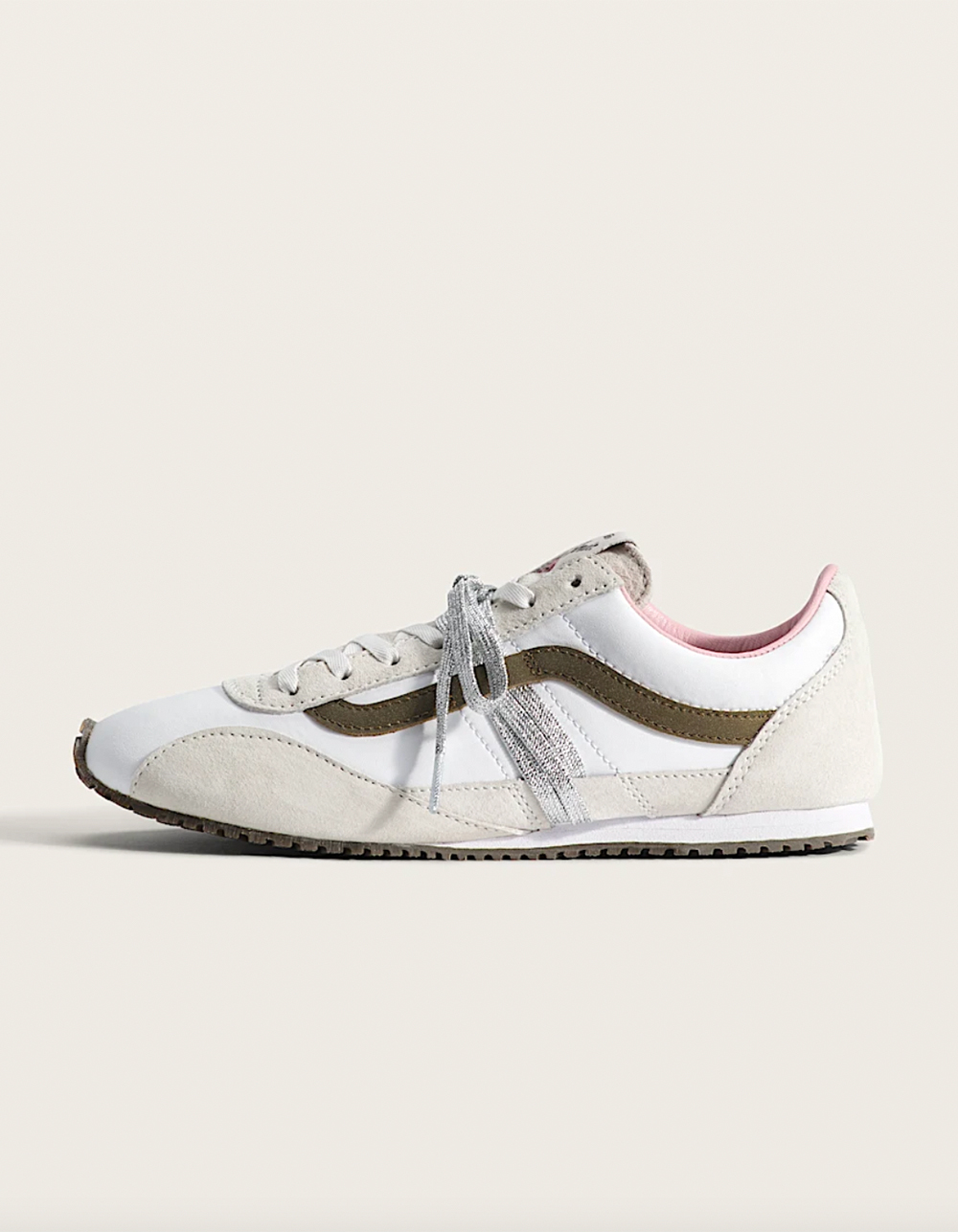 VANS Premium Super Lowpro Trainer Womens Shoes - IVORY