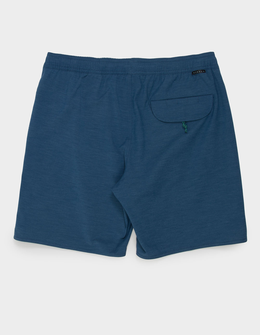 VISSLA Solid Sets Ecolastic Mens 17.5" Volley Shorts - BLUE