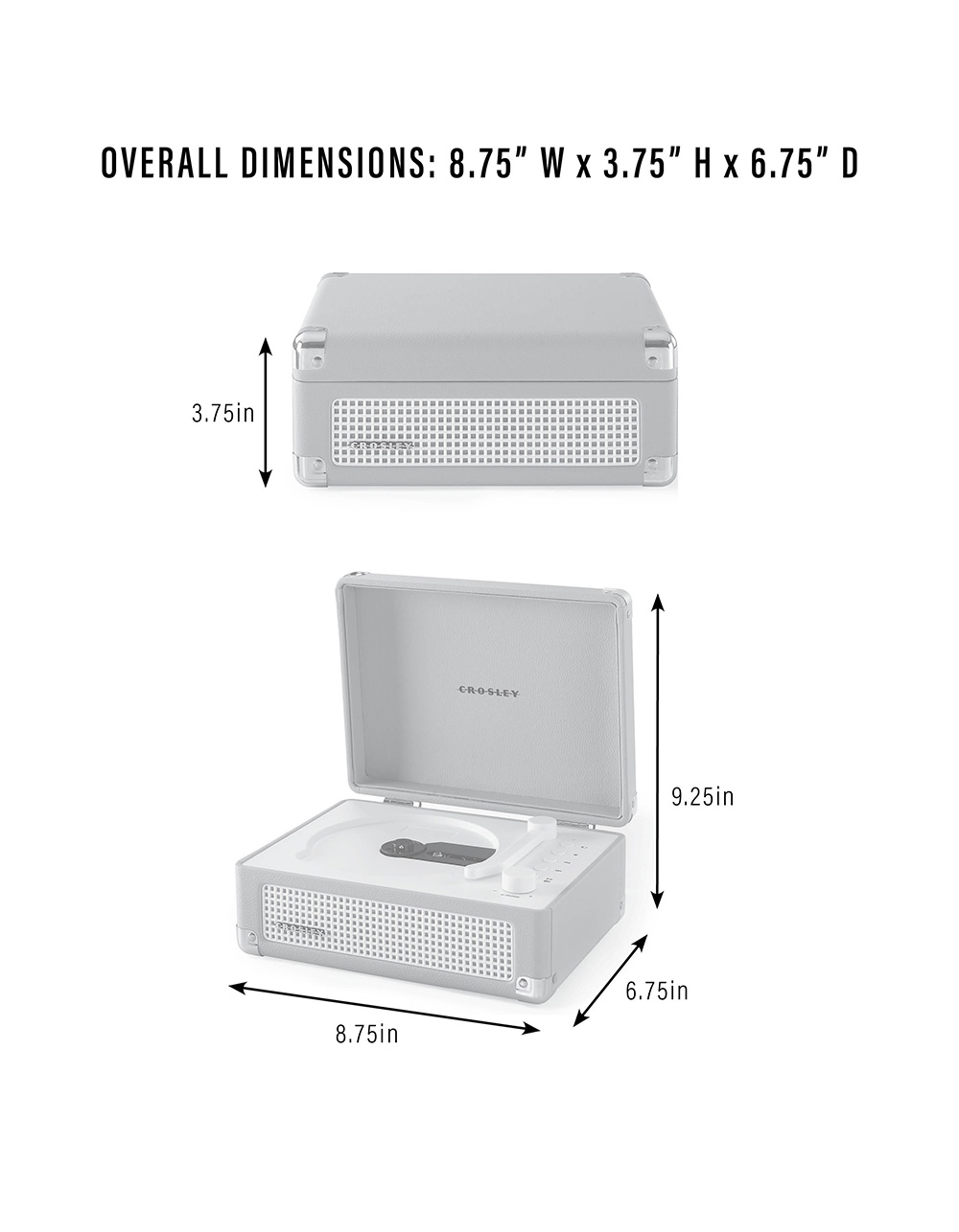CROSLEY Cruiser CD Player - MUSTARD