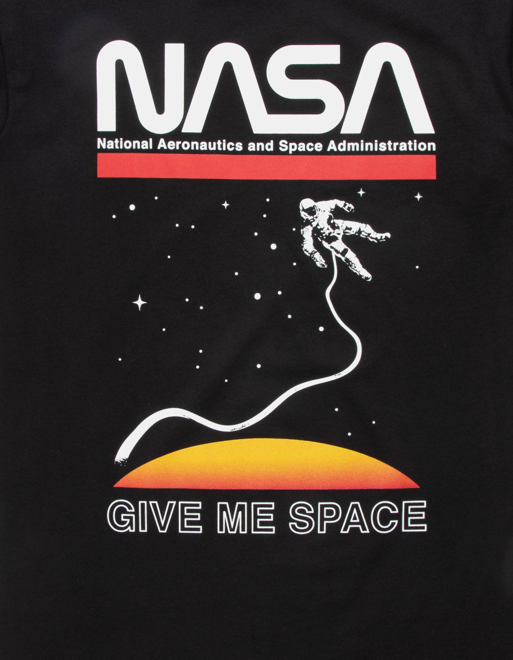 RIOT SOCIETY x NASA Give Me Space Mens T-Shirt - BLACK | Tillys