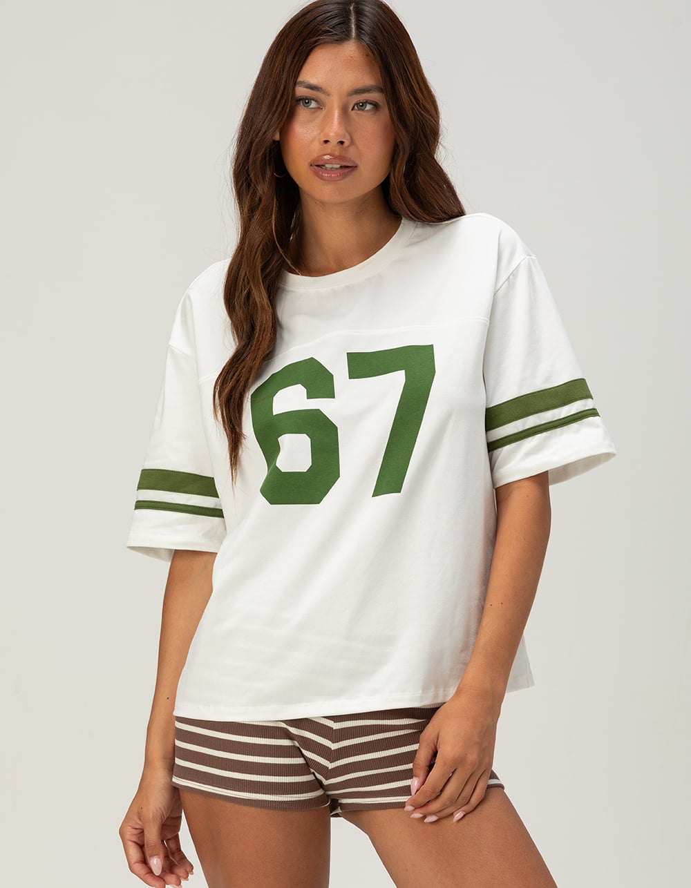 RSQ Womens 67 Jersey - WHITE