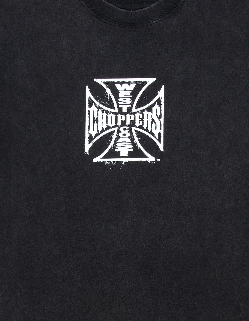 WEST COAST CHOPPERS Core Logo Mens Muscle Tee - WASHED BLACK