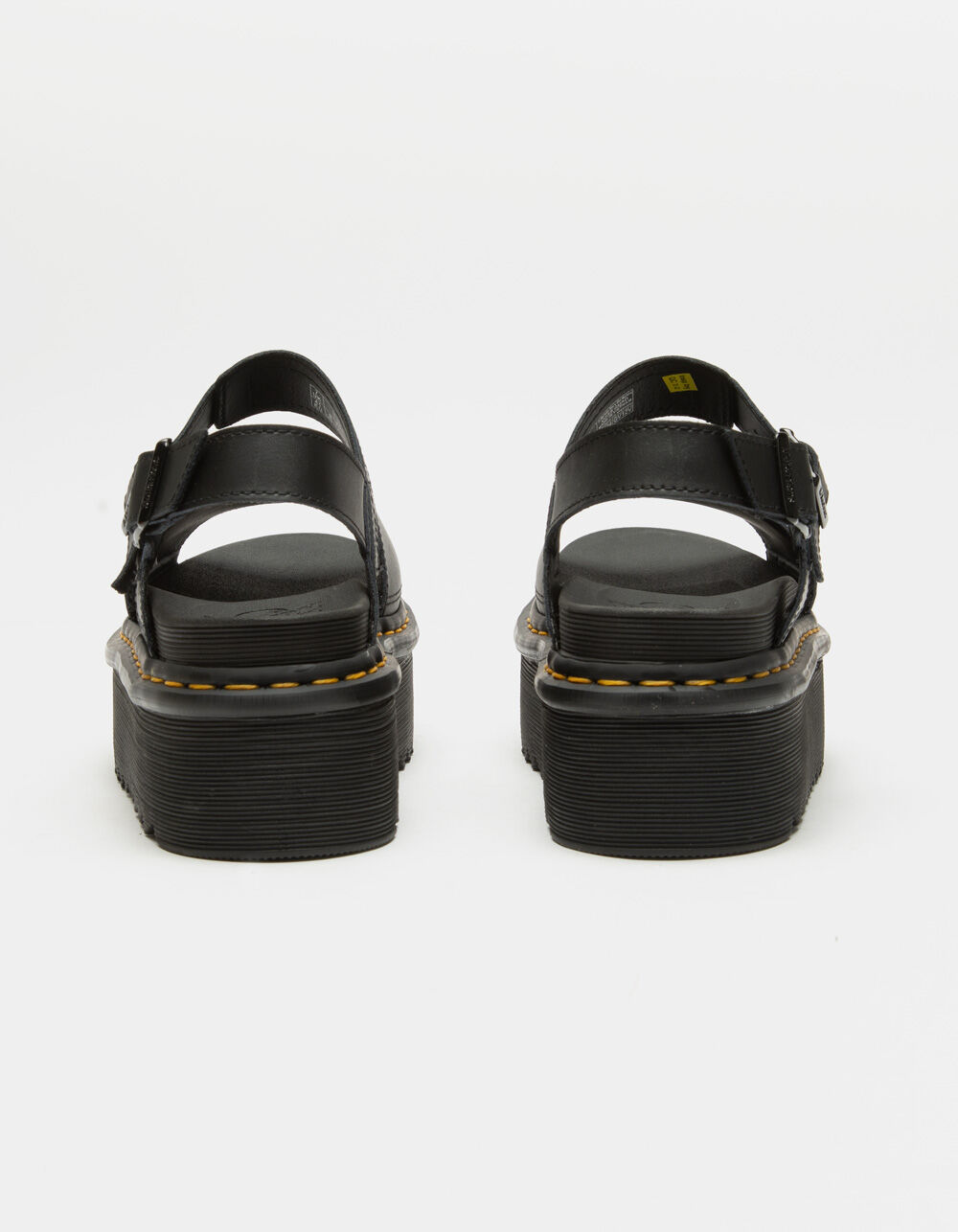 DR. MARTENS Voss Quad Leather Strap Womens Platform Sandals