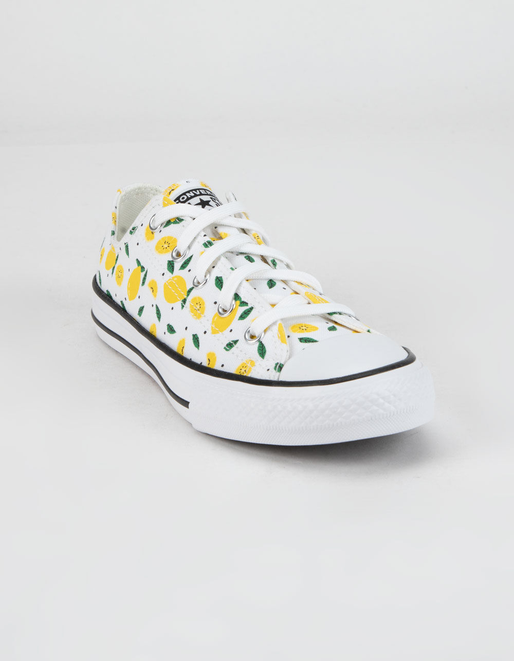 CONVERSE Summer Fruits Chuck Taylor All Star Girls Low Top Shoes WHITE/YELLOW Tillys