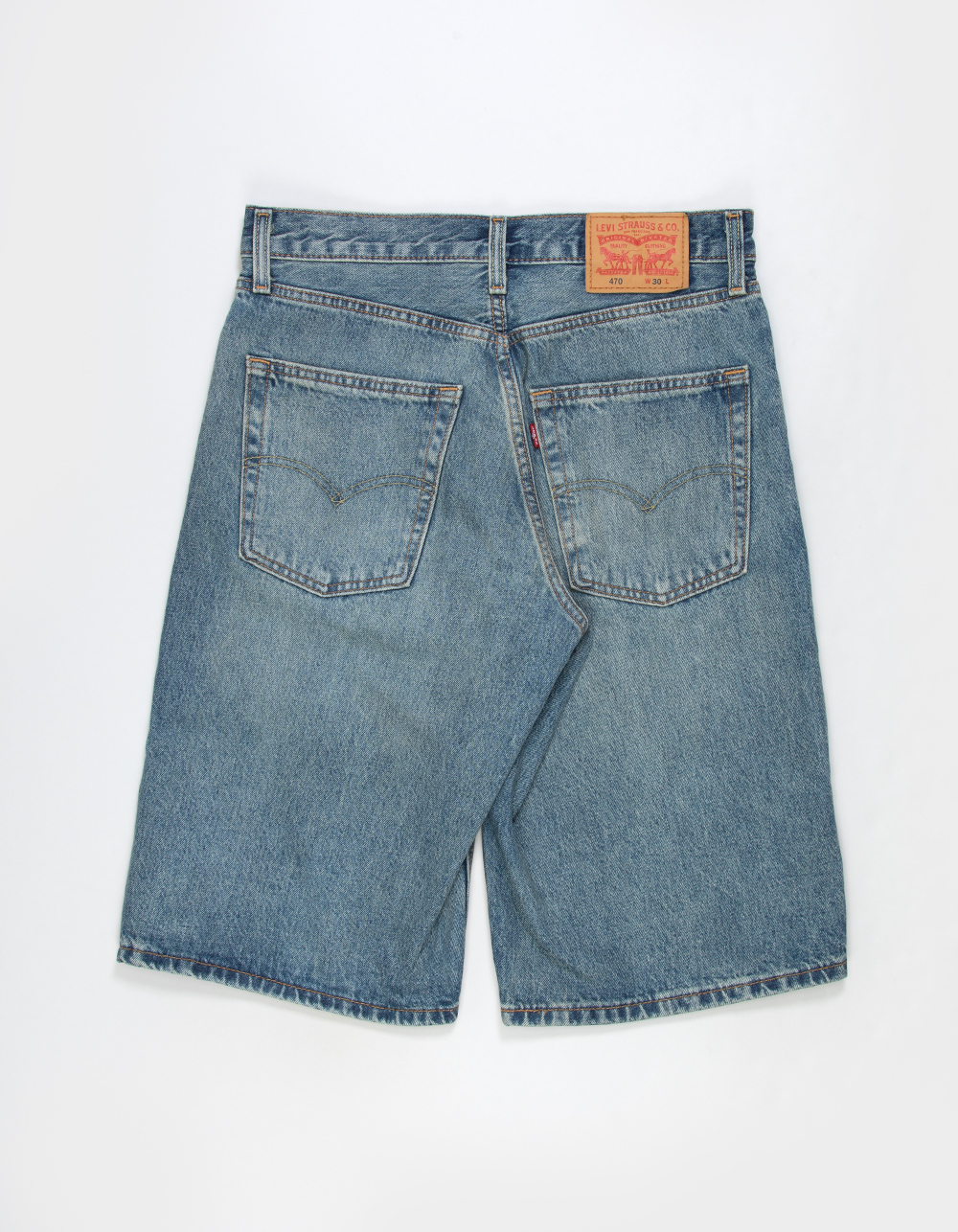 LEVI'S 470 Mens Baggy Shorts - Fine Operations - TINTED DENIM | Tillys